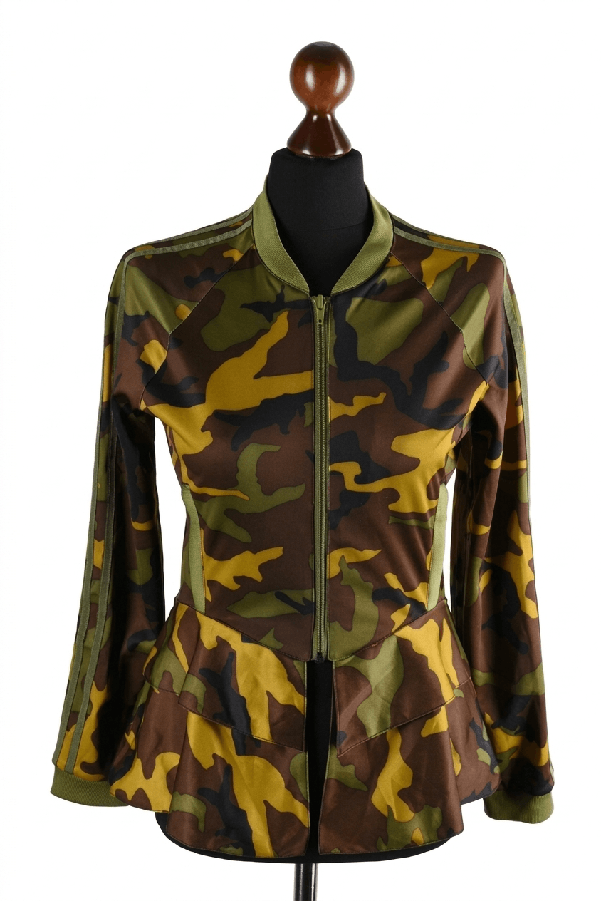 Adidas × Jeremy Scott Women's Adidas x Jeremy Scott Camo Track Jacket Size S Size S / US 4 / IT 40 - 1 Thumbnail