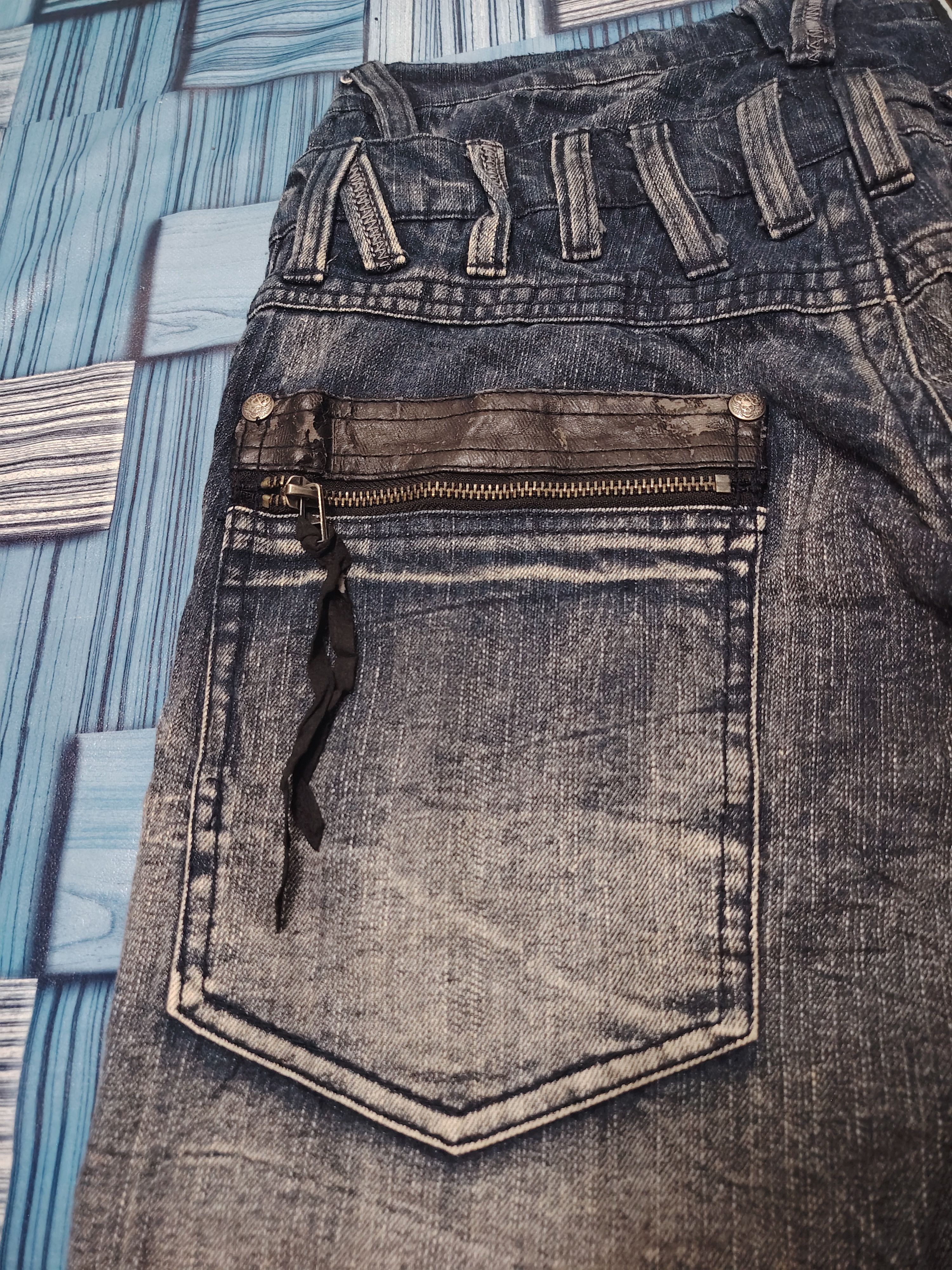 Who Decides War Japanese Originalstyle Double Waist Distressed jeans Patches Size US 30 / EU 46 - 22 Thumbnail