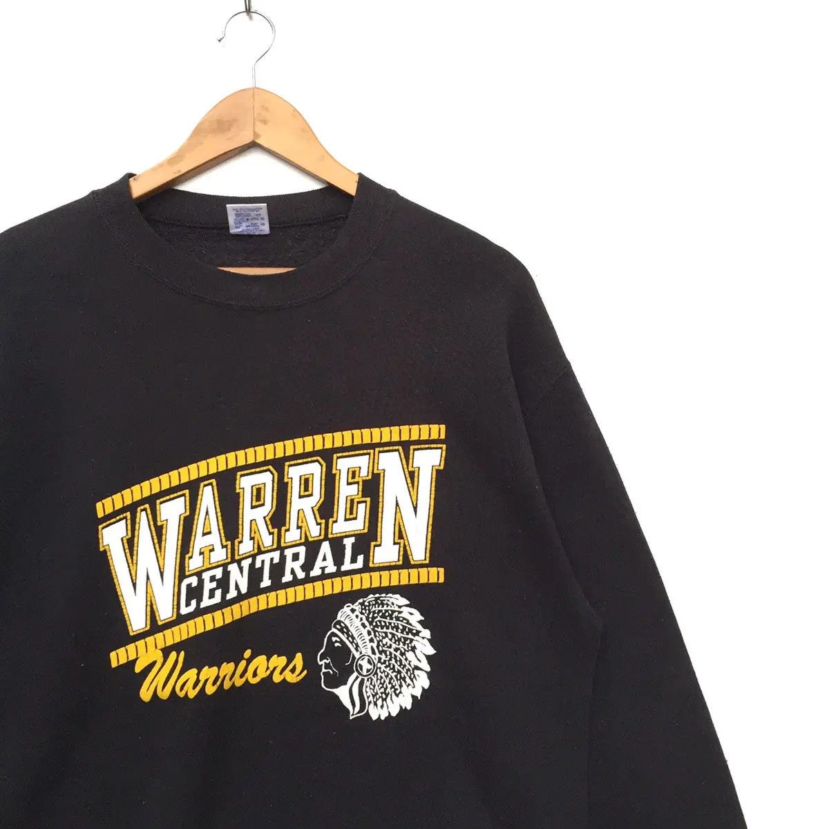 Vintage Vintage 90s Warren Central Warrior by Jerzees Sweatshirt | M Size US M / EU 48-50 / 2 - 2 Thumbnail