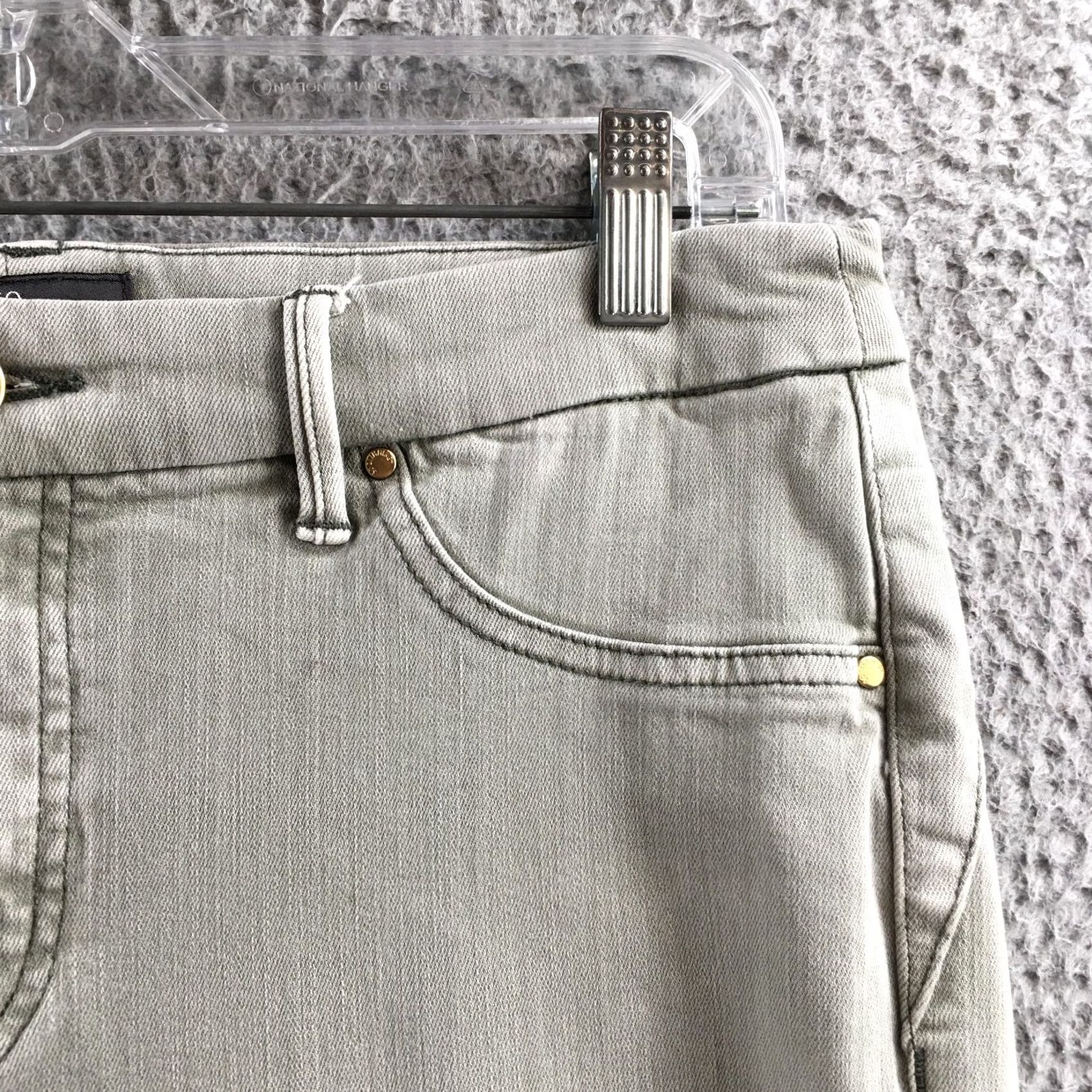 Vintage Chico's Skinny Jeans Women 0.5 Gray Mid Rise Zip Fly Stretch Denim Slim Fit Jeans Menus? Size 25" / US 0 / IT 36 - 4 Thumbnail