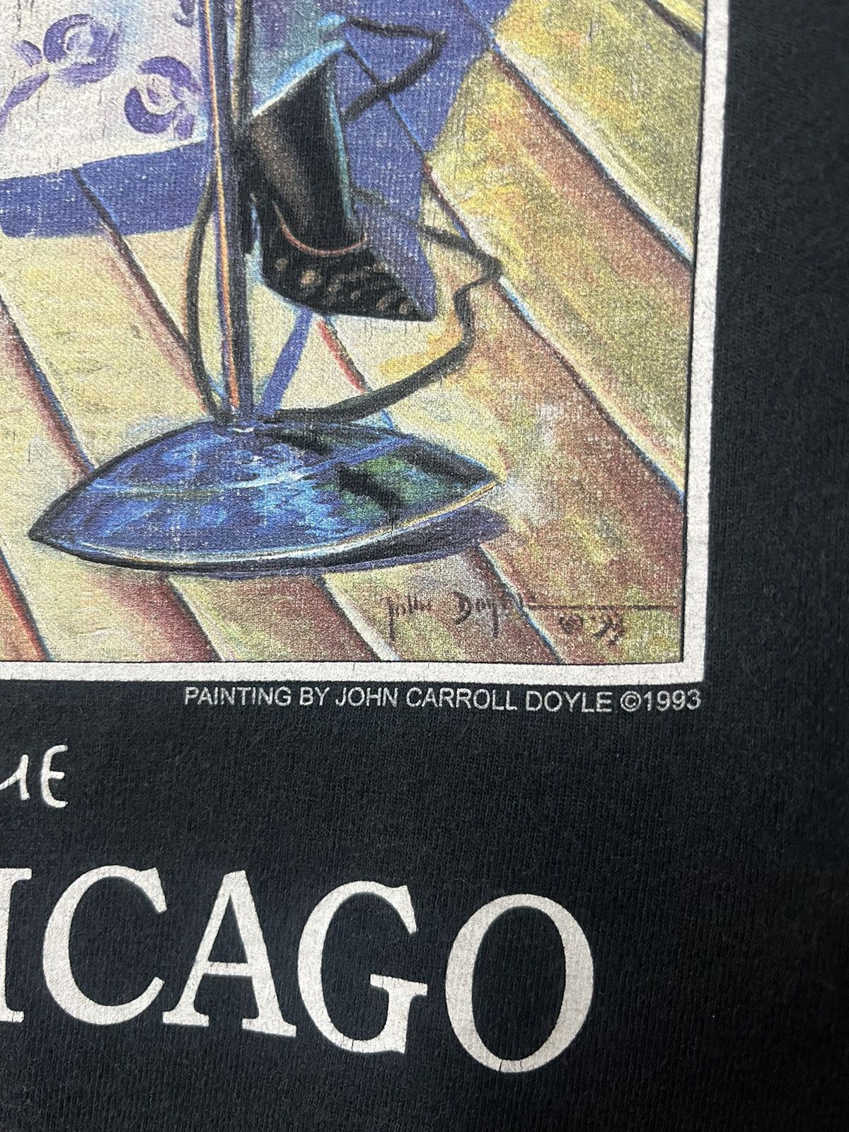 Band Tees × Vintage Vintage 90’s Blues Chicago Sweet Home Blue Note Tee Size US M / EU 48-50 / 2 - 3 Thumbnail