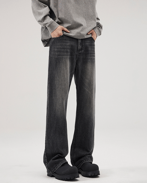 Japanese Brand American high street washed loose flared distressed jeans Size US 32 / EU 48 - 2 Thumbnail