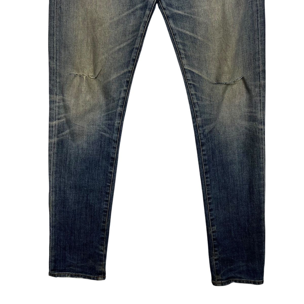Matsuda Vintage Monsieur Nicole By Matsuda Distressed Denim Size 32" / US 10 / IT 46 - 4 Thumbnail