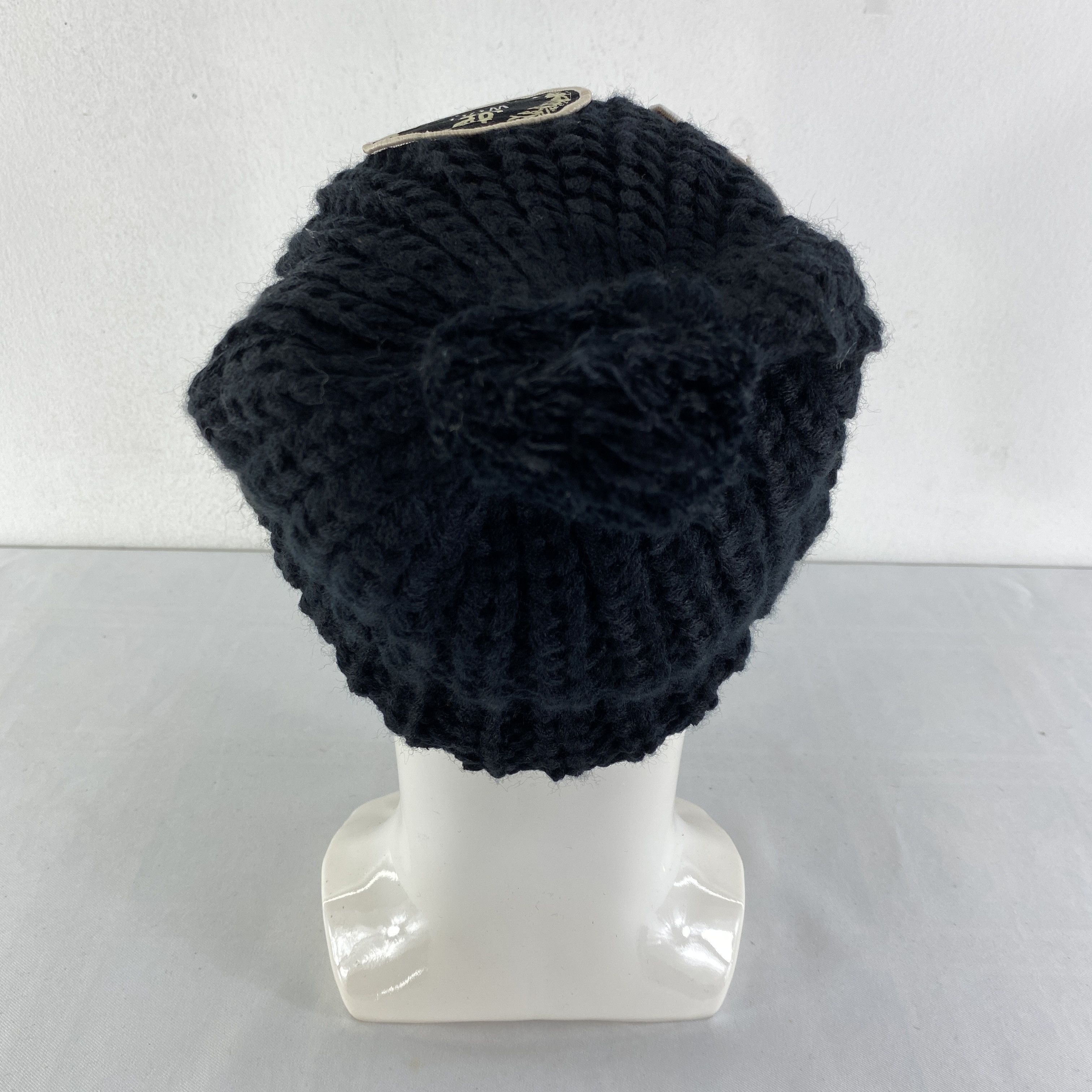 Japanese Brand Embroidery Patchwork Snow Cap Hat Beanie -BN512 Size ONE SIZE - 3 Thumbnail