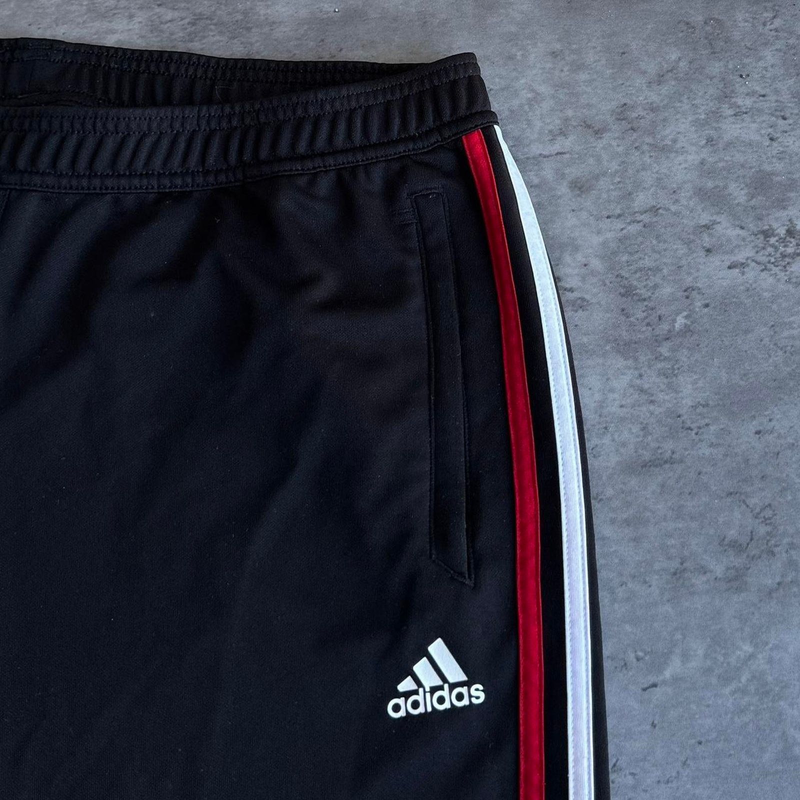 Adidas × Vintage Vintage Y2K Adidas Black Grunge Opium Technical Sweatpants Size US 36 / EU 52 - 3 Thumbnail