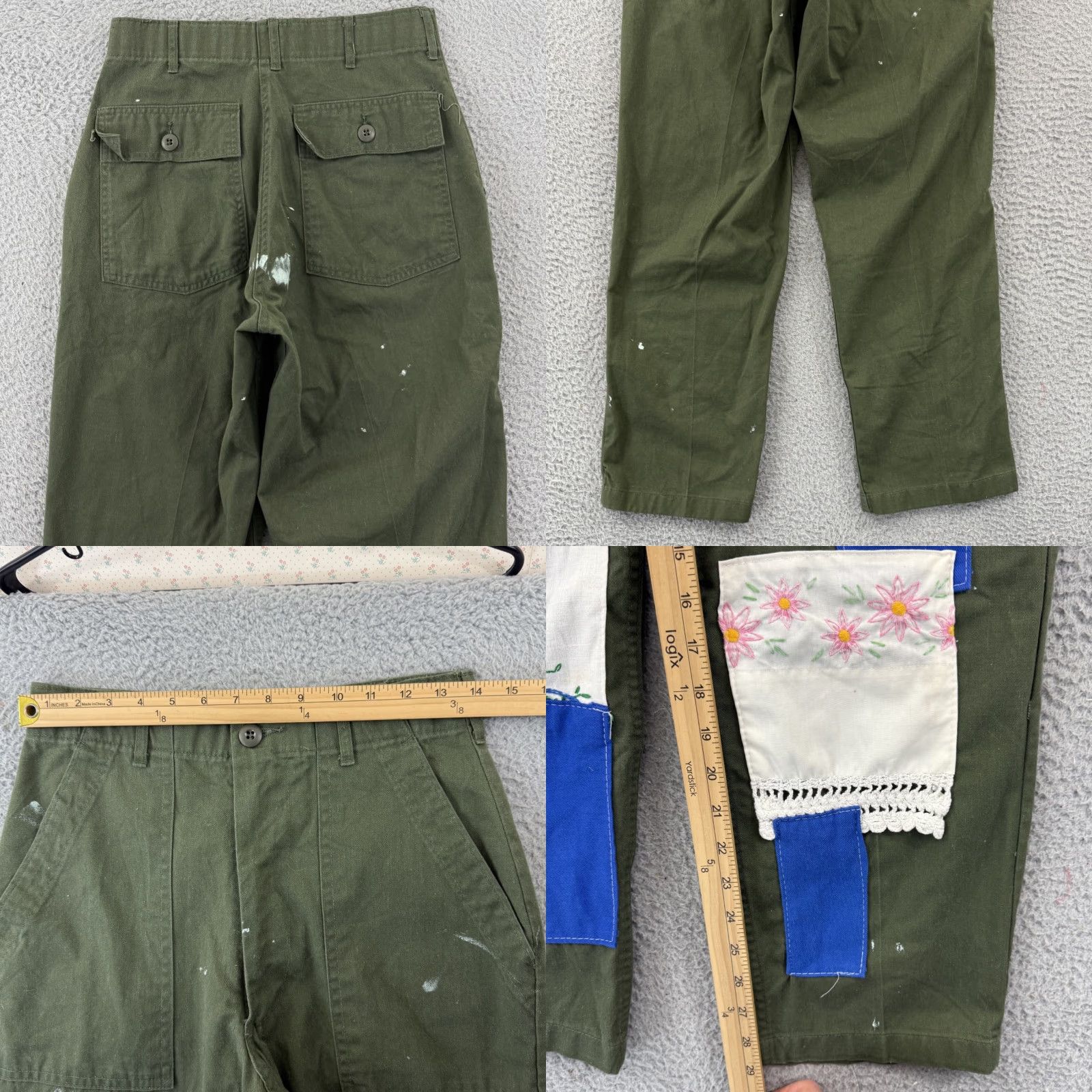 Vintage VINTAGE US Army OG-507 Fatigue Pants Adult 28x29 Green Military Utility Trousers Size US 28 / EU 44 - 8 Thumbnail