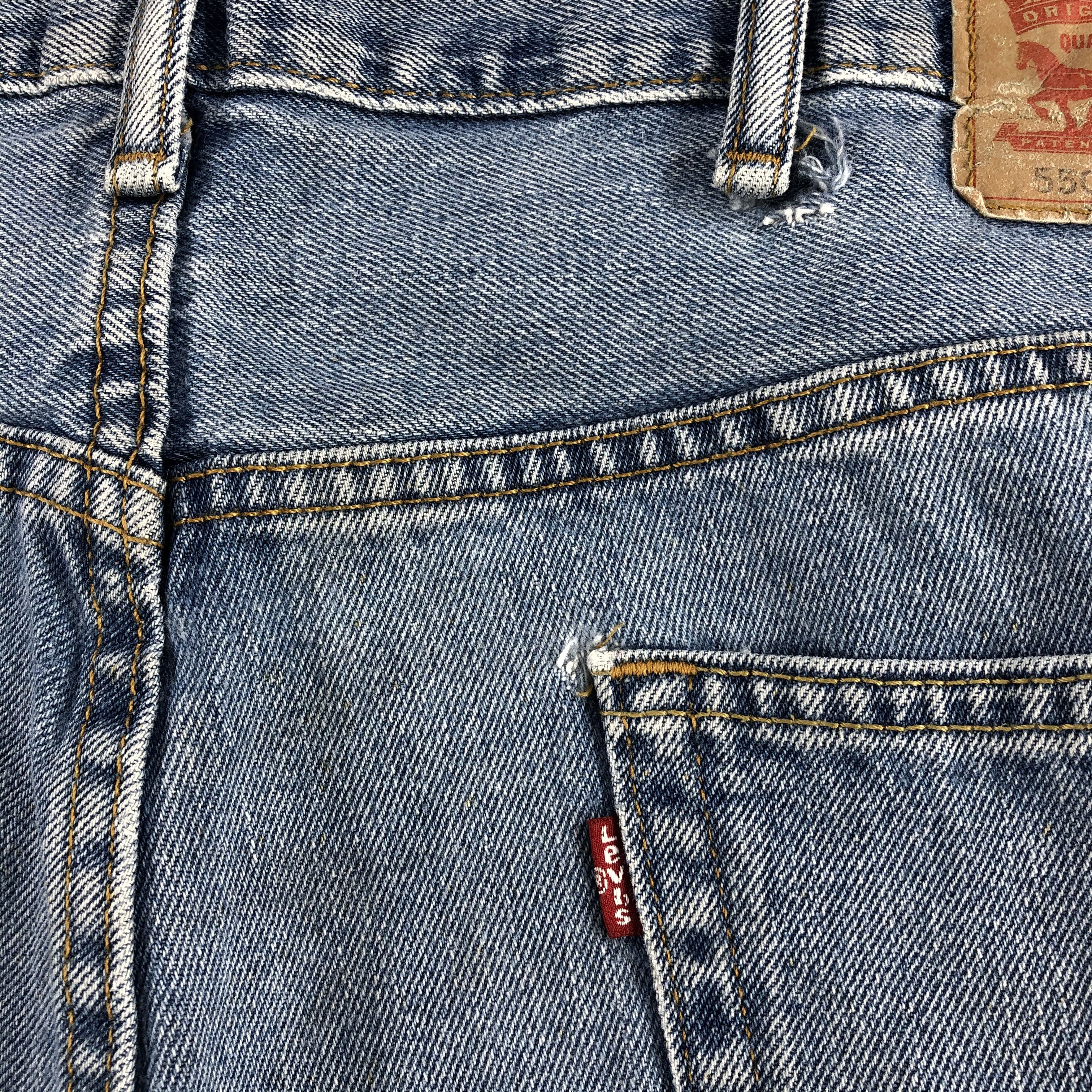 Levi's Vintage Blue Wash Levis 550 Jeans-J1719 Size US 42 / EU 58 - 8 Thumbnail