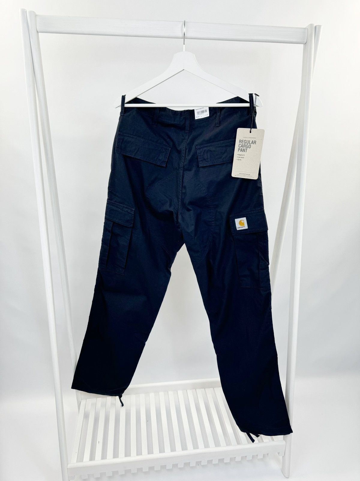 Carhartt × Designer Carhartt Regular Cargo Pant Blue Size US 31 - 9 Thumbnail