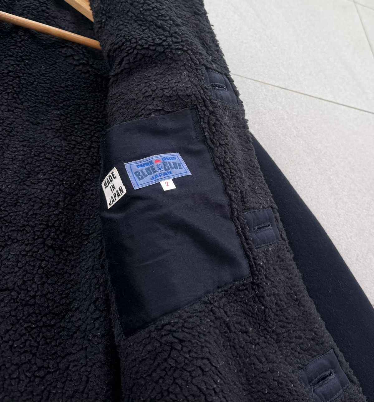 Blue Blue Japan Vintage Blue Blue Japan Sherpa Lined Winter Work Jacket Size US M / EU 48-50 / 2 - 7 Thumbnail