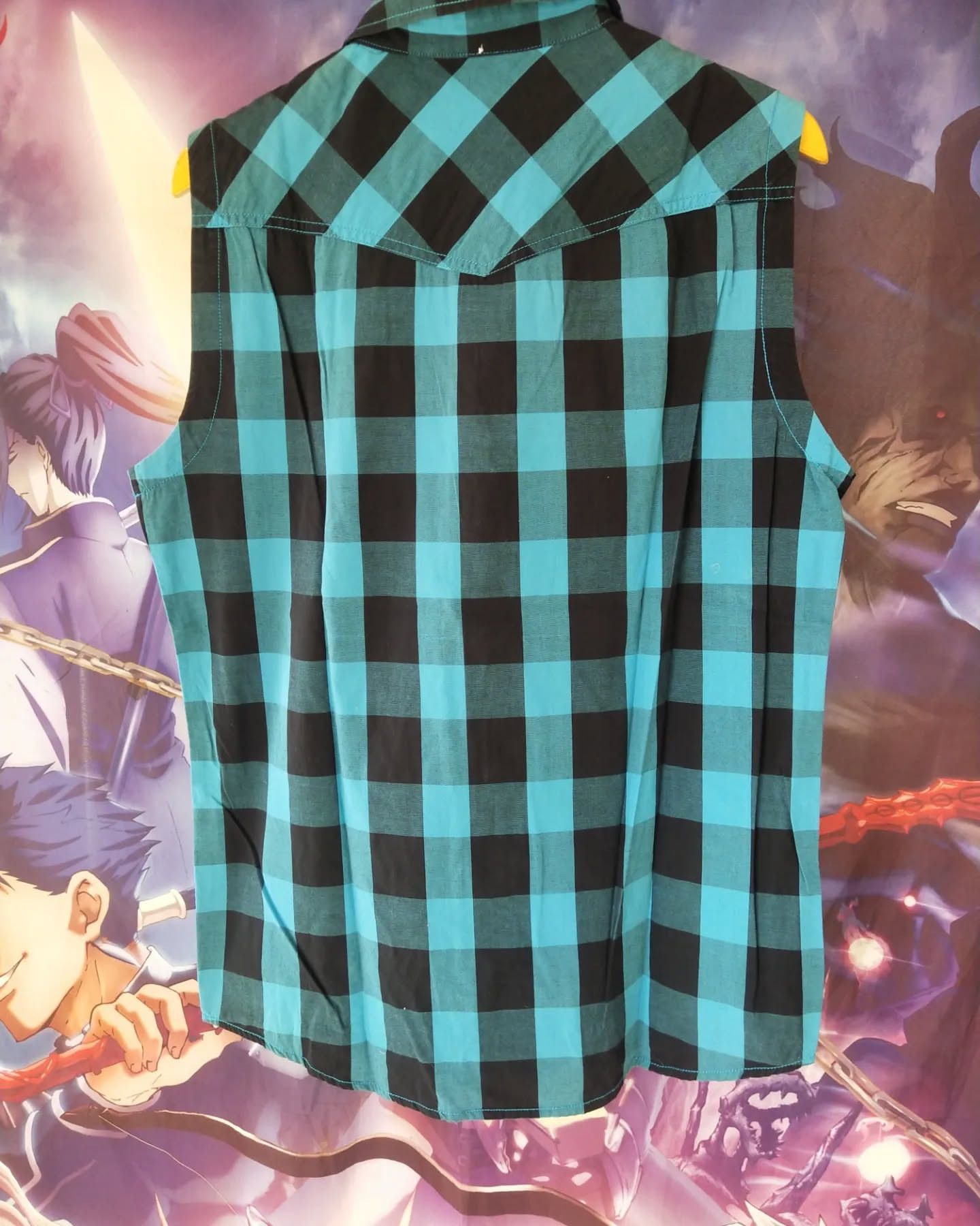 Hysteric Glamour Intercrew Blue Vest Plaid Flanel Sleeveless Size US M / EU 48-50 / 2 - 3 Thumbnail