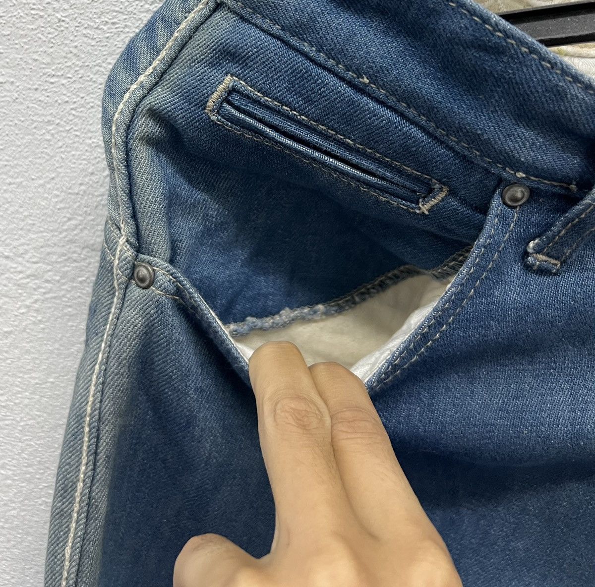Japanese Brand × Vintage × mina perhonen VINTAGE MINA PERHONEN MADE IN JAPAN DENIM PANTS Size US 30 / EU 46 - 7 Thumbnail
