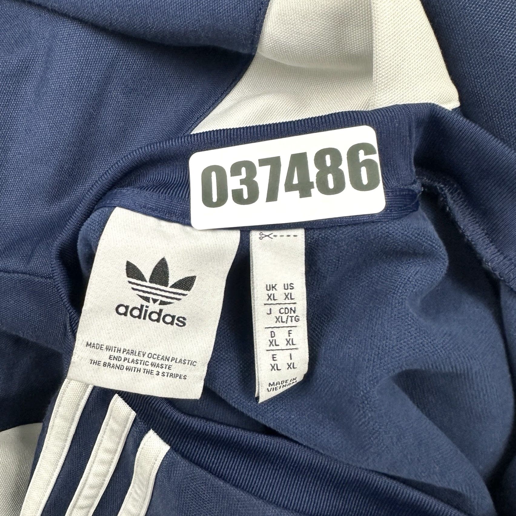 Adidas Adidas Sweatshirt Men XL Blue Pullover Center Trefoil Logo Jumper XL Size US XL / EU 56 / 4 - 8 Thumbnail