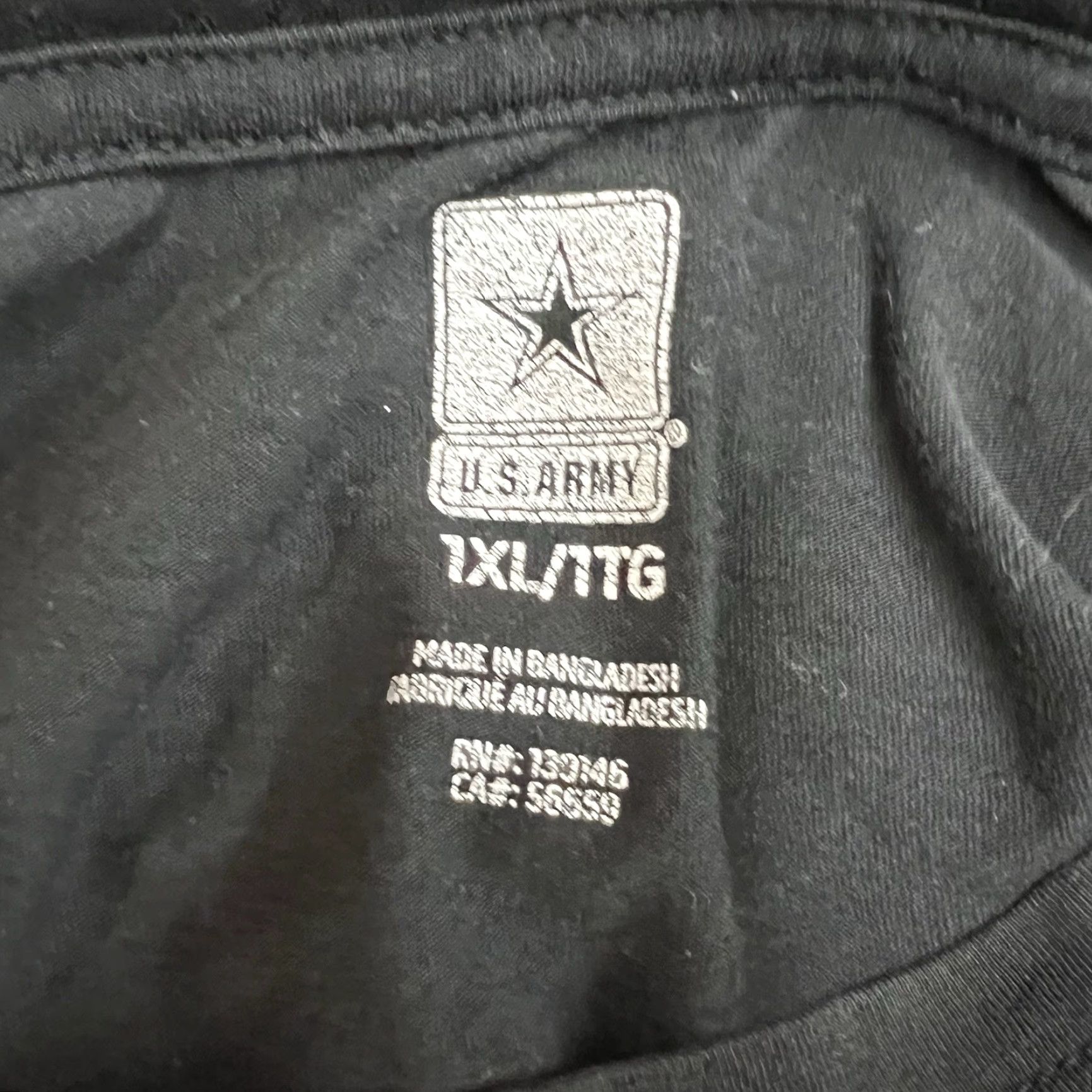 Vintage US ARMY MOS 11-775 Graphic T-Shirt Mens 1XL Gray Short Sleeve Size US XL / EU 56 / 4 - 5 Thumbnail