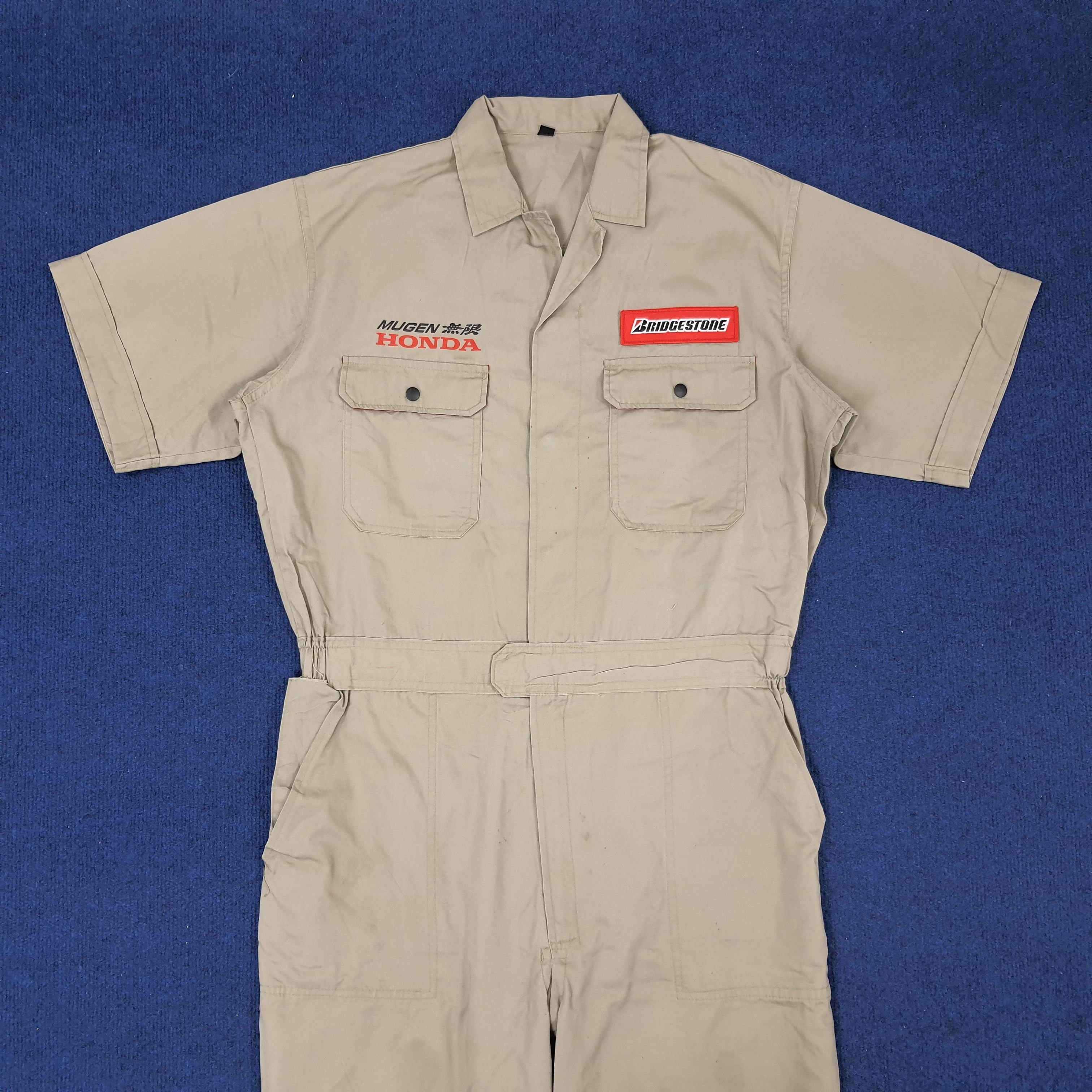 Japanese Brand × Vintage Vintage Bridgestone x Honda Mugen Workwear Coverall C221N6 Size US M / EU 48-50 / 2 - 3 Thumbnail