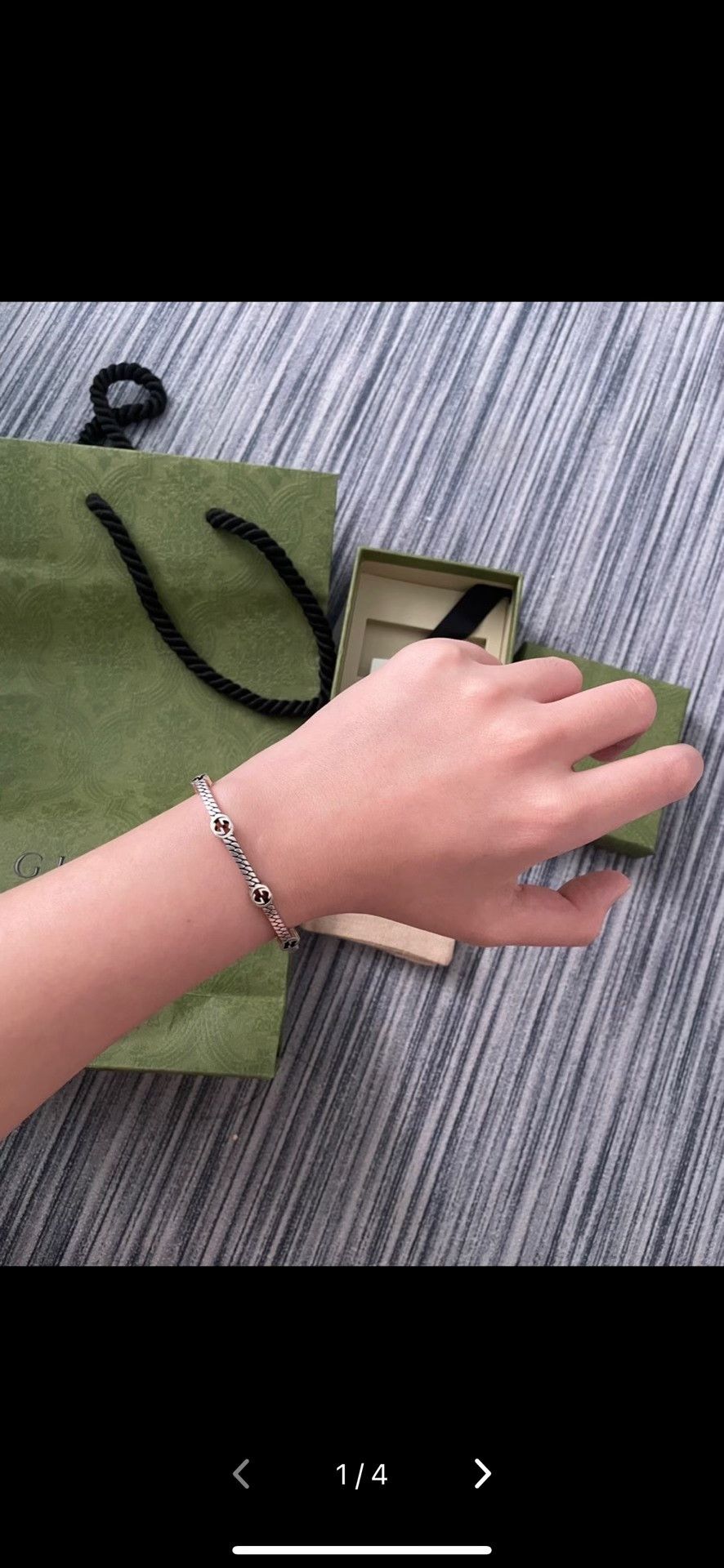 Gucci Gucci's new classic full-print silver bracelet 2501-Nextarr Size ONE SIZE - 9 Thumbnail