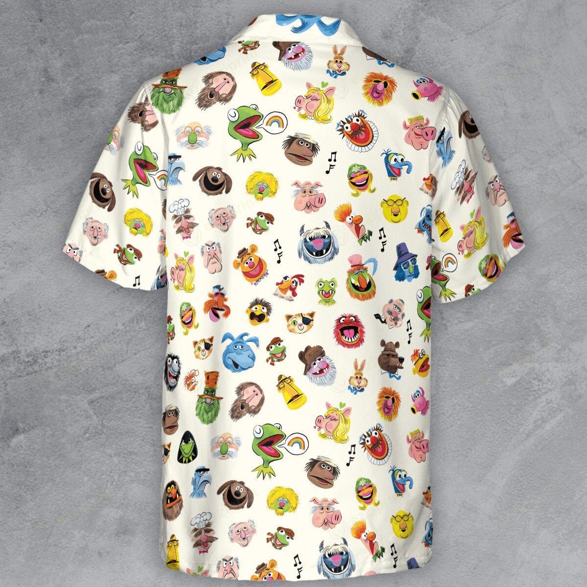 The Unbranded Brand The Muppets Character's Heads Button Down Shirt Size US S / EU 44-46 / 1 - 3 Thumbnail
