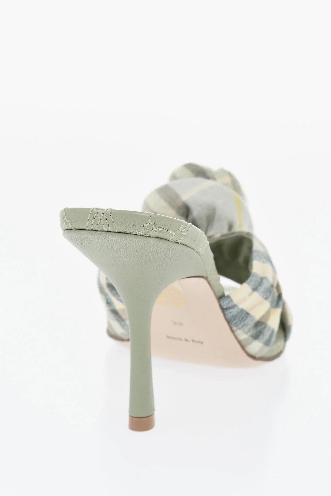 Burberry og1mm0426 Tartan Fabric Sandals in Green Size US 8 / IT 38 - 3 Thumbnail