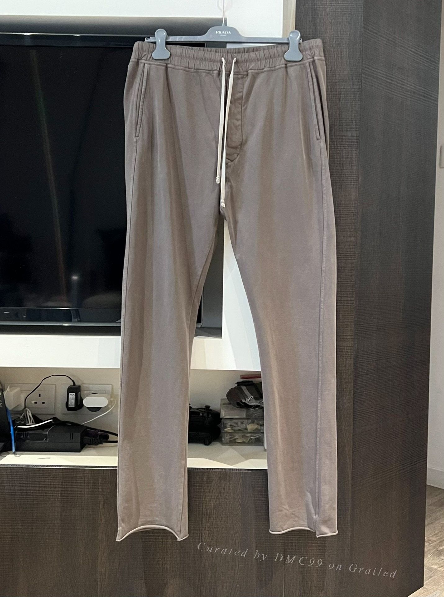 Rick Owens Drkshdw Rick Owens Drkshdw Men's Brown Berlin Sweatpants Size US 30 / EU 46 - 1 Thumbnail