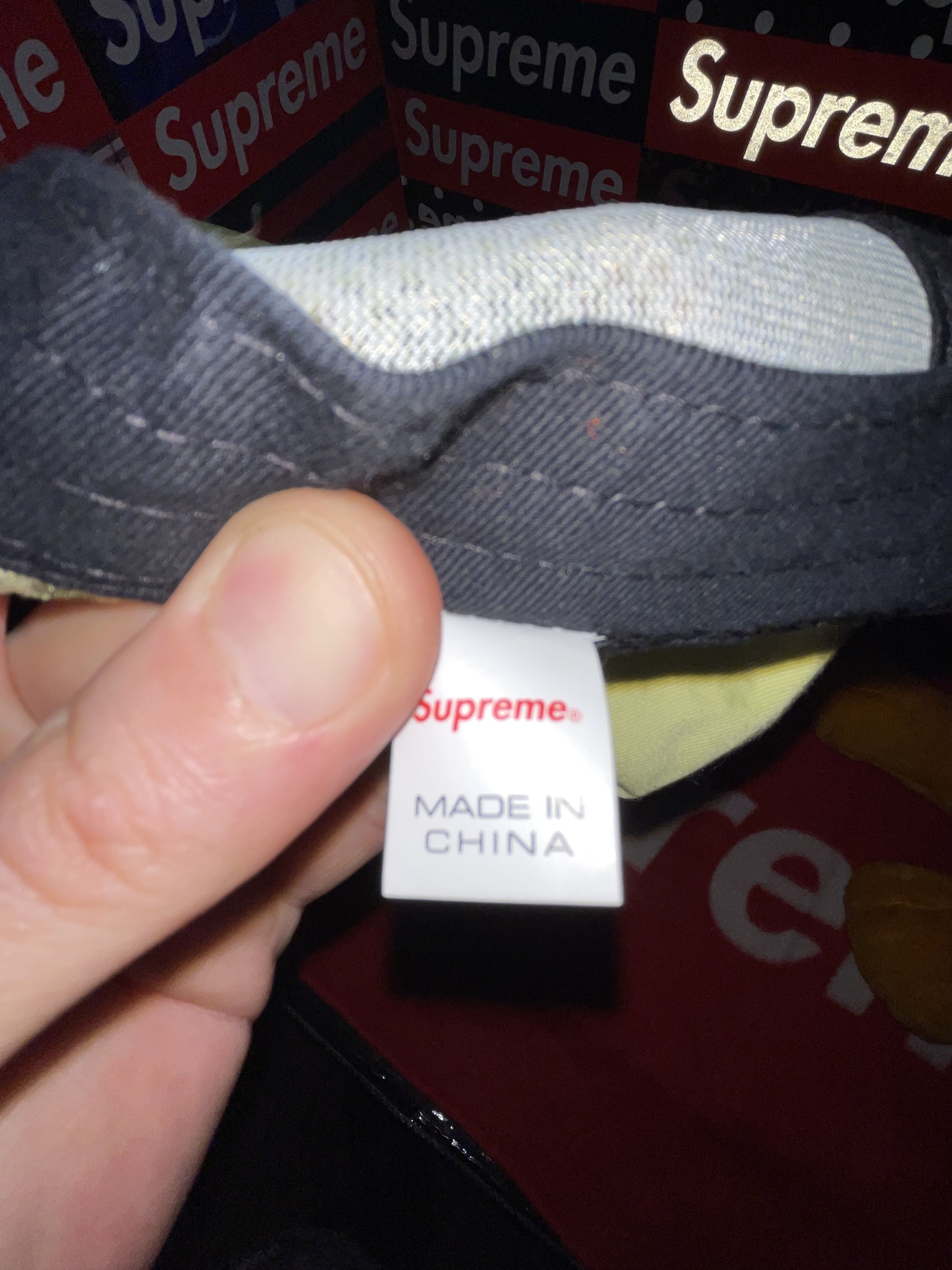 Supreme Supreme Snakeskin Mesh Camp Cap Pale Green SS20 Size ONE SIZE - 8 Thumbnail
