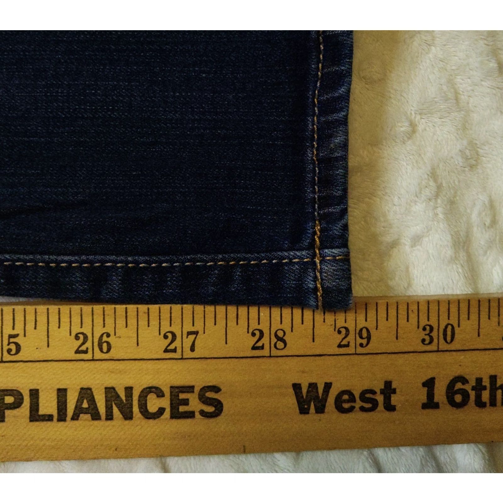Abercrombie & Fitch Abercrombie & Fitch Jeans Medium Wash Distressed Skinny High Rise 26 X 29 Womens Vintage 90s Love Preppy Blue Cotton Elastane Regular Rise Jeans Women Size 26" / US 2 / IT 38 - 7 Thumbnail
