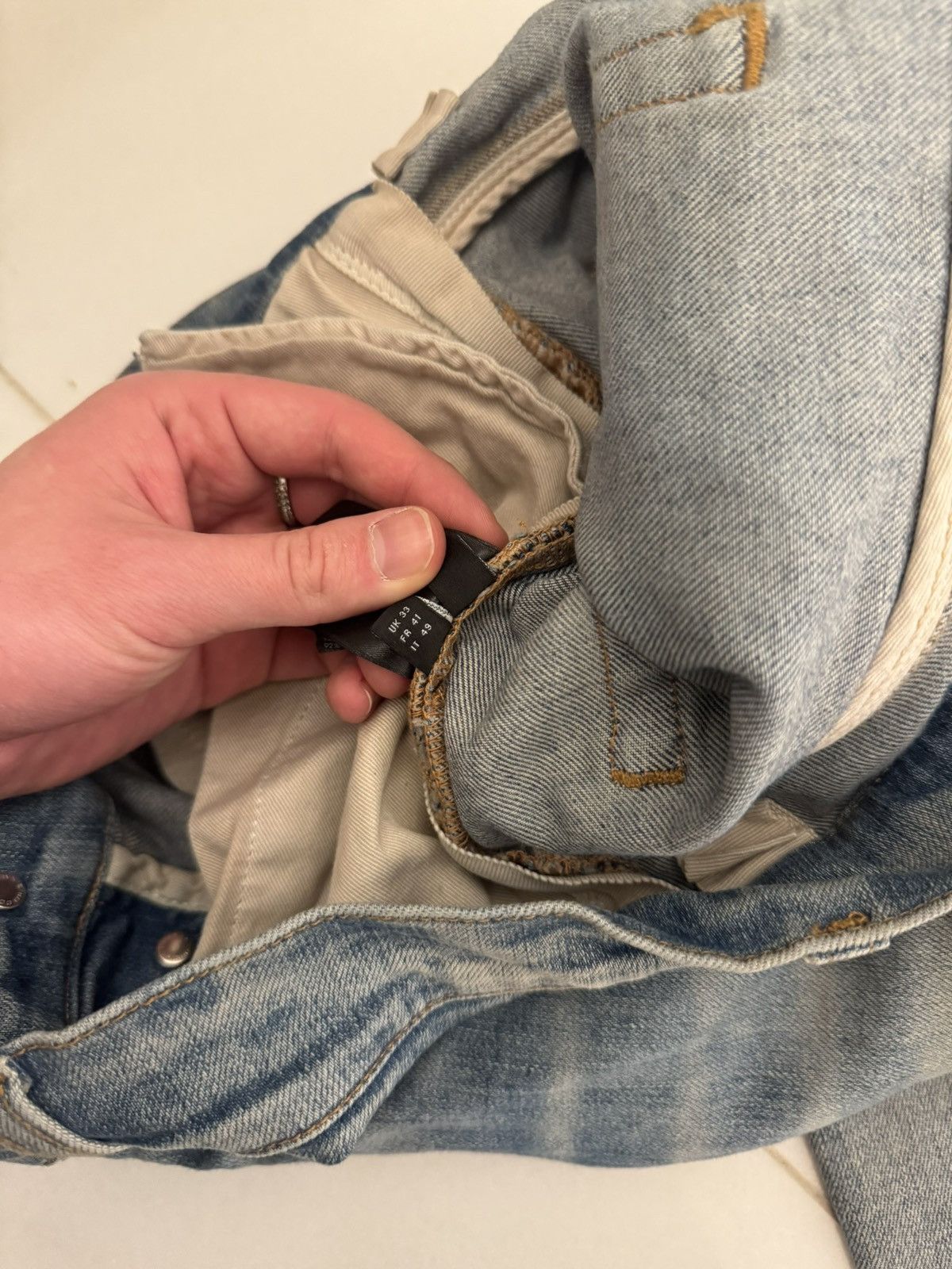 Amiri Amiri patch jeans skinny Size US 33 - 9 Thumbnail