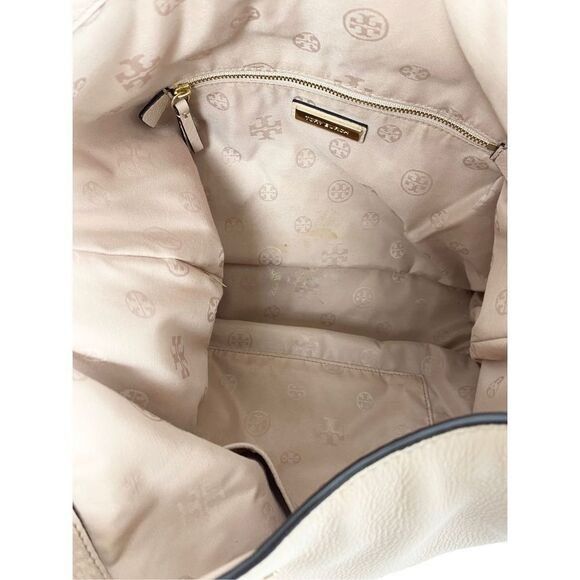 Tory Burch Tory Burch Frida Hobo Blush/Light Oak Size ONE SIZE - 8 Thumbnail