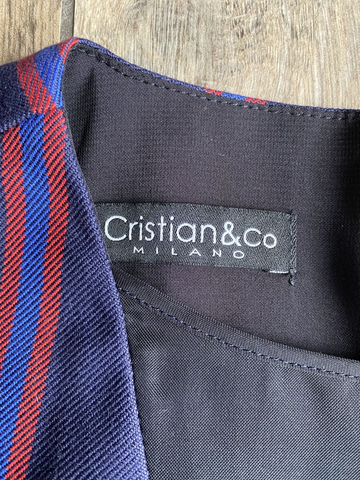 Vintage Vestito a righe Size M / US 6-8 / IT 42-44 - 2 Thumbnail