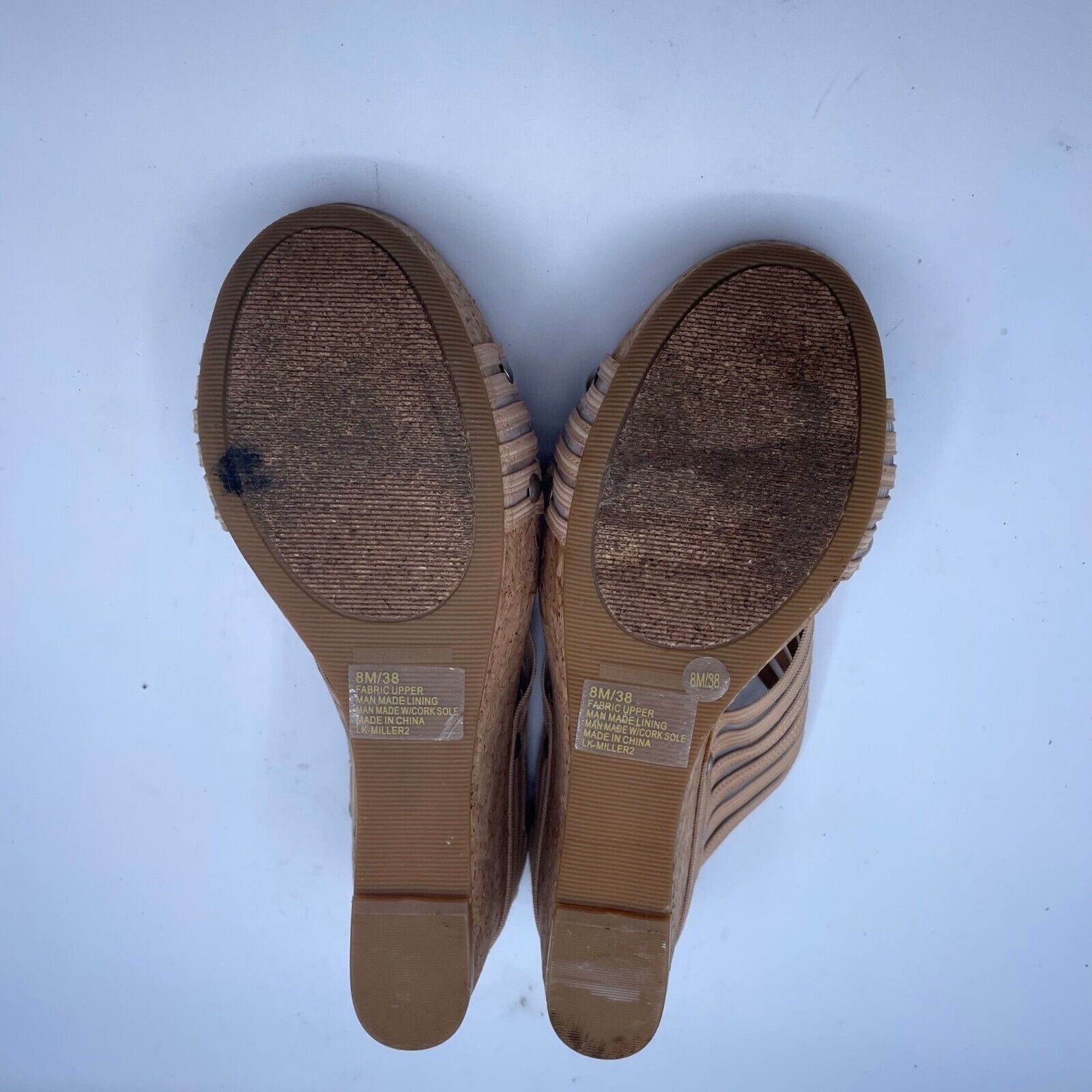Lucky Brand Lucky Brand Miller 2 Wedge Platform Shoes Cork Sandals 8 Size US 8 / IT 38 - 9 Thumbnail