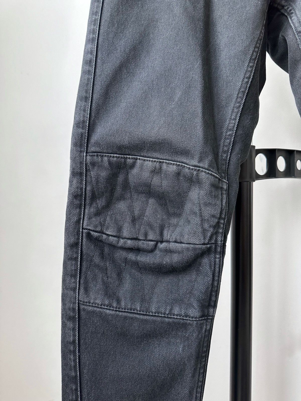 H&M × Isabel Marant FW13 Isabel Marant x H&M Black Washed Denim Biker Jeans Size US 36 / EU 52 - 7 Thumbnail