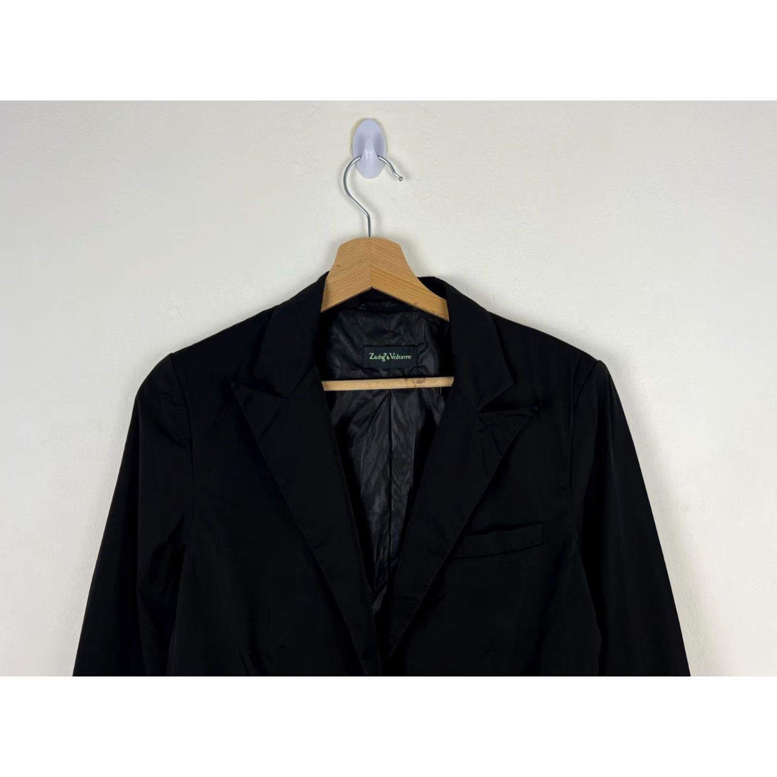 Zadig & Voltaire Zadig & Voltaire Blazer Jacket Black Vintage Size Small S Men's Size 36R - 3 Thumbnail