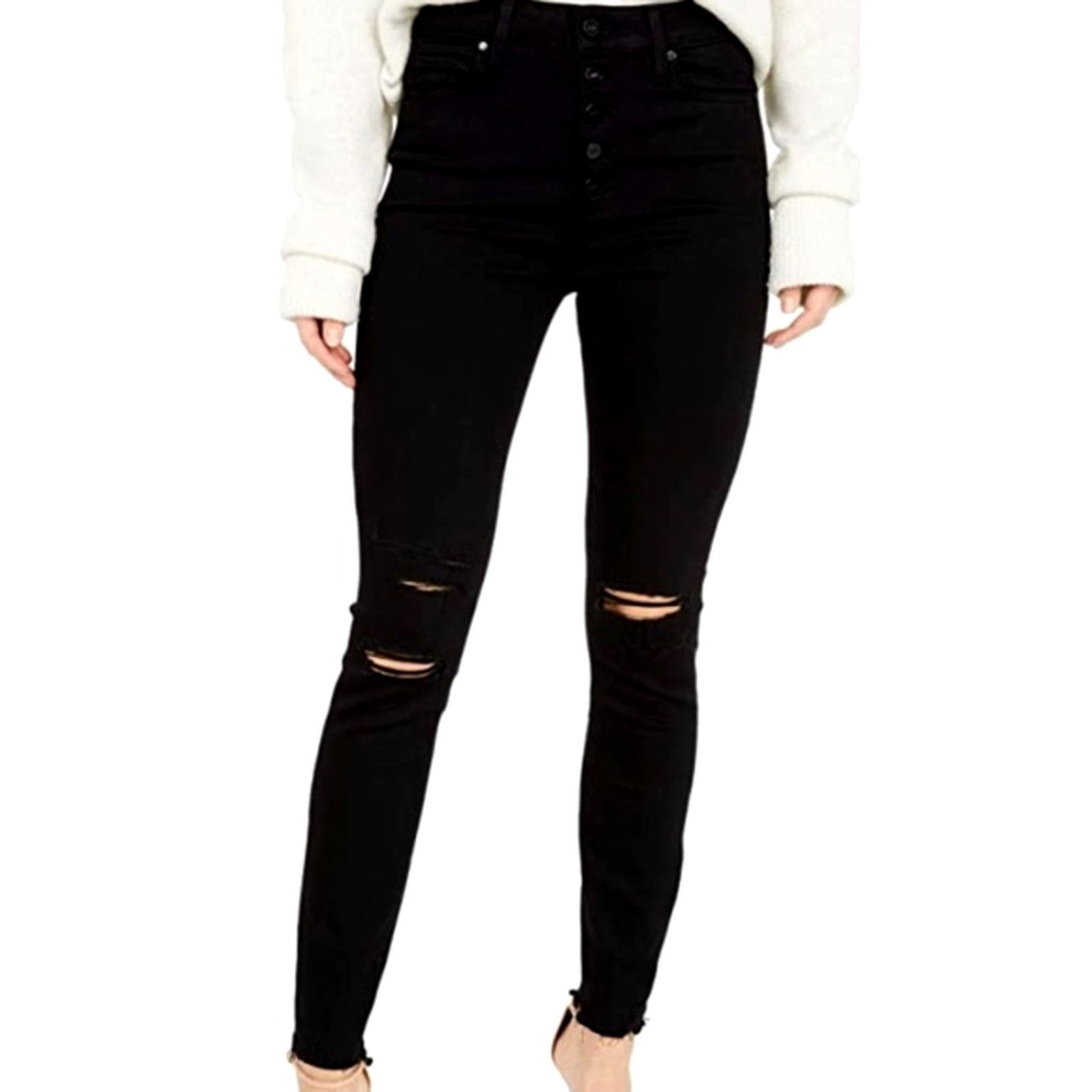 Paige Paige Black Jeans | Size 25 Size 26" / US 2 / IT 38 - 5 Thumbnail