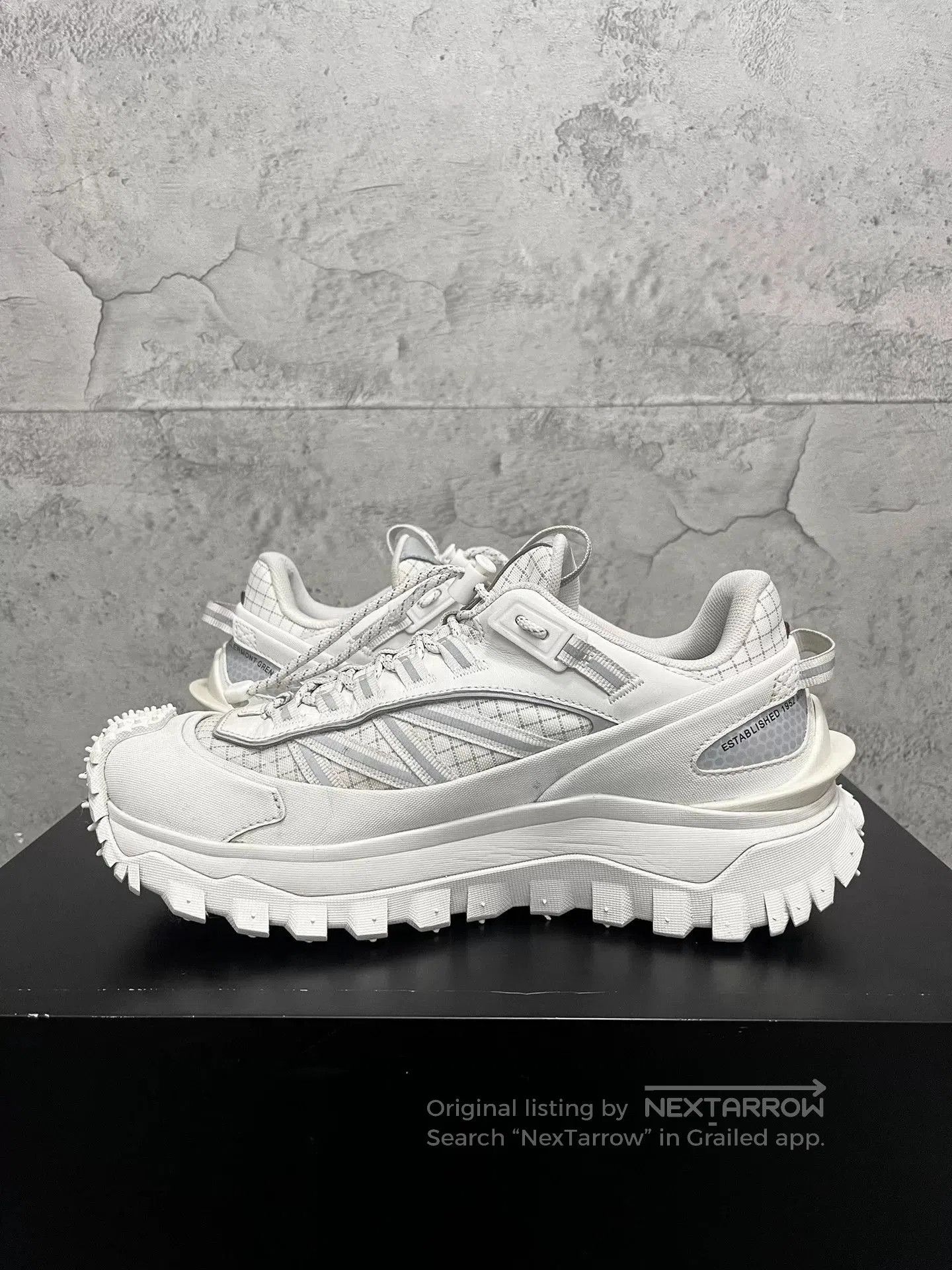 Moncler Moncler Trailgrip GTX White Hiking Shoes. Size US 7 / EU 40 - 6 Thumbnail