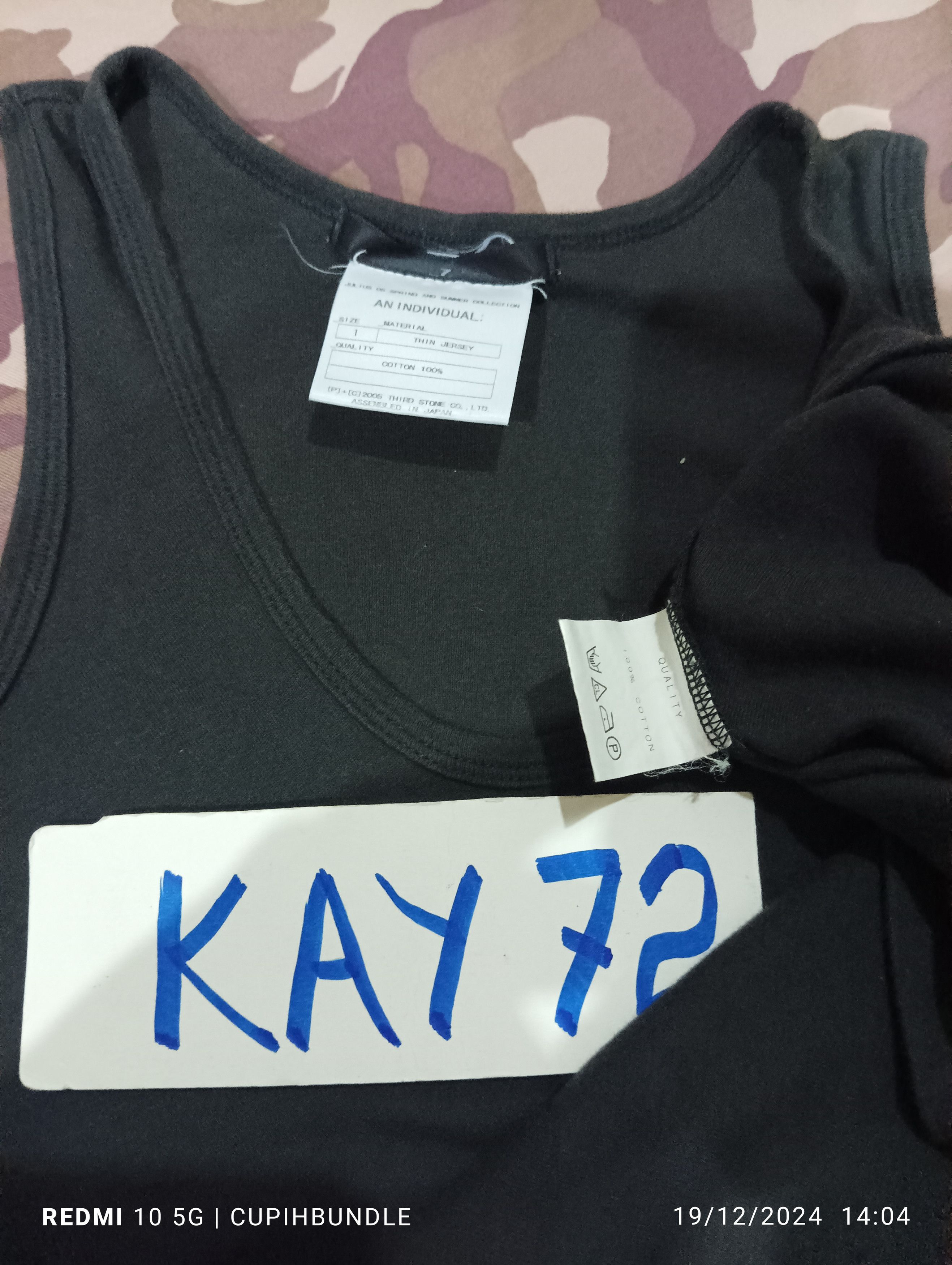 Julius JULIUS AN INDIVIDUAL; TWIST TANK TOP Size US S / EU 44-46 / 1 - 4 Thumbnail
