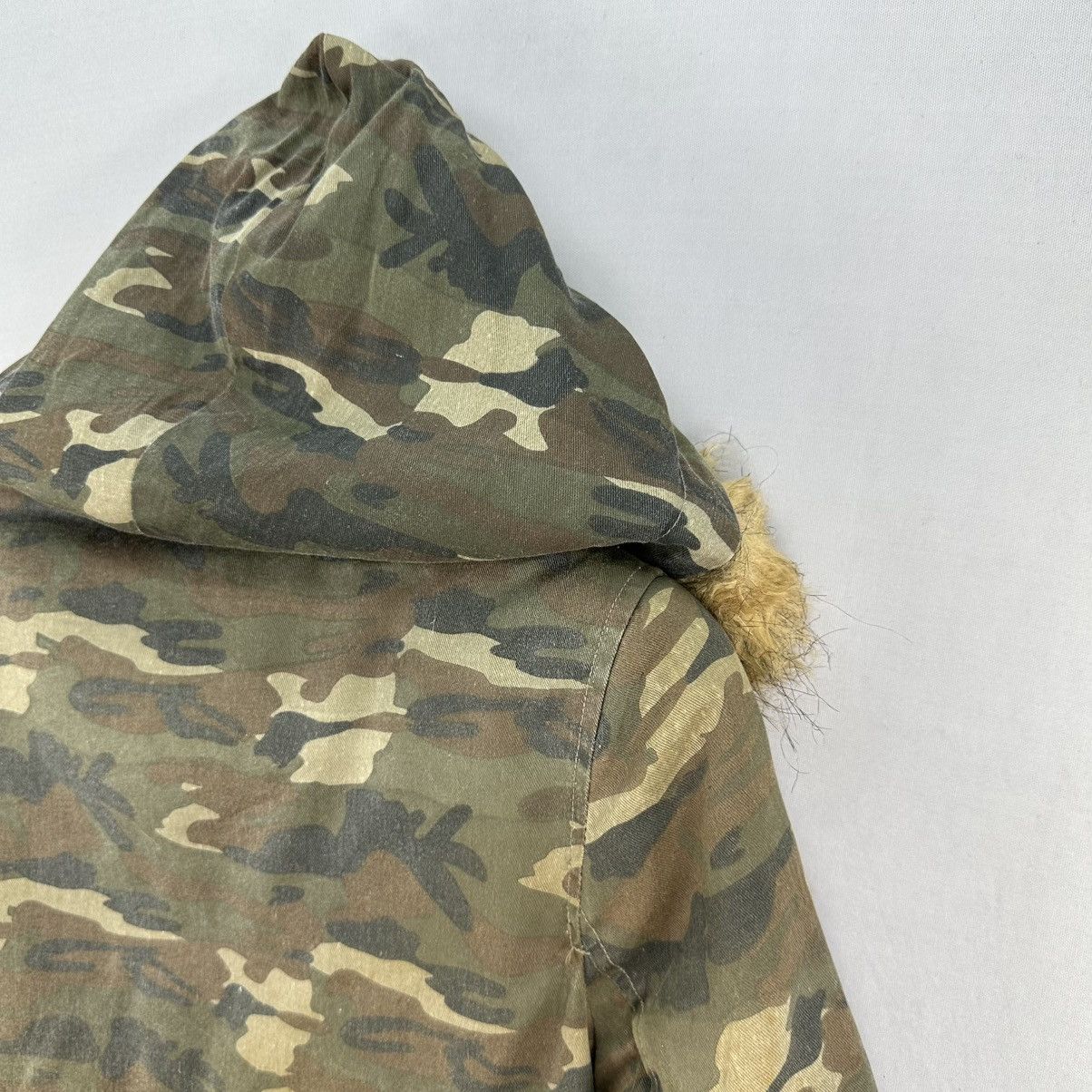 If Six Was Nine Vintage Parka Camo Fur Hoodie Punk LGB Style by Body Shake Size XS / US 0-2 / IT 36-38 - 5 Thumbnail
