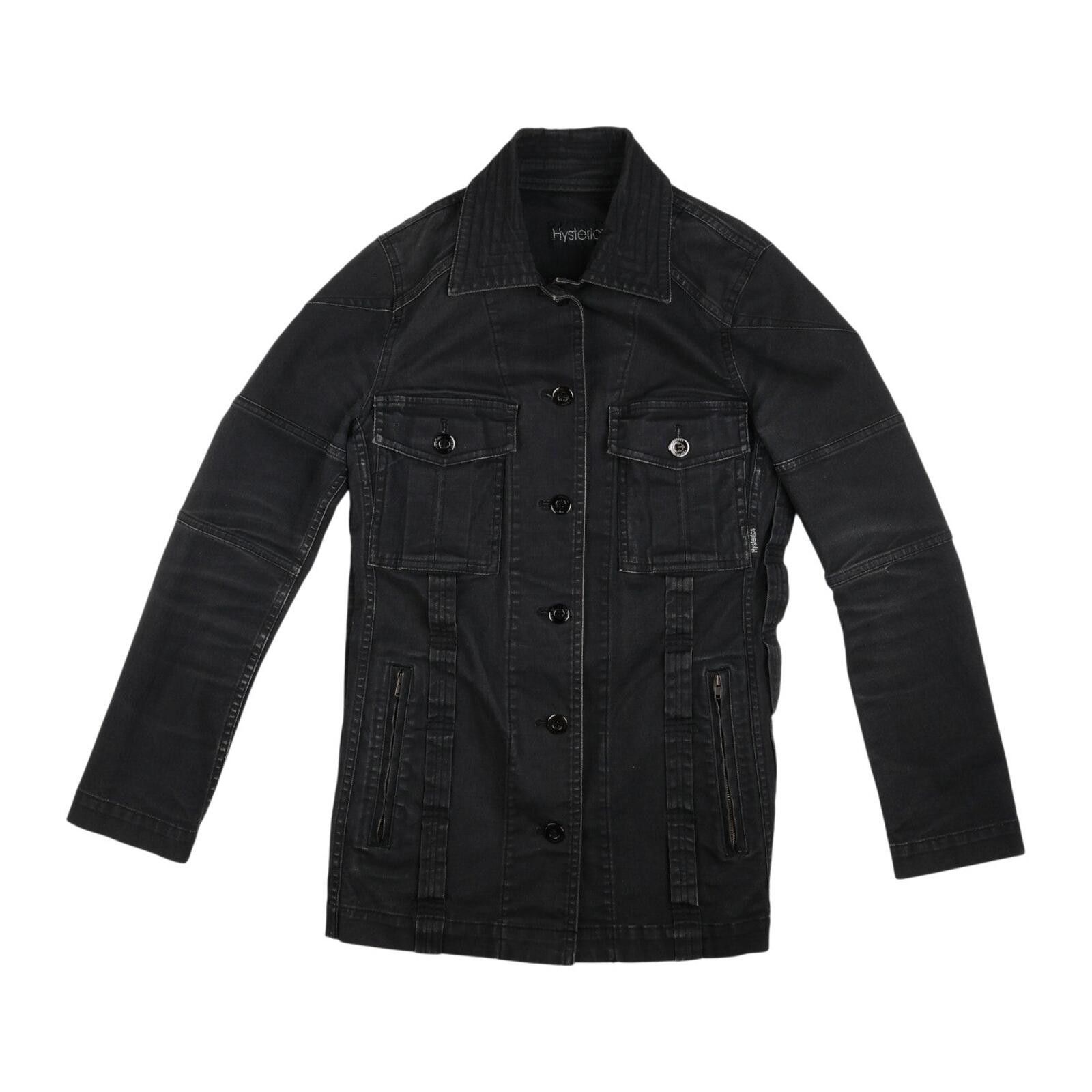 Hysteric Glamour Hysteric Glamour Multi-Pocket Washed Black Denim Jacket Size ONE SIZE - 1 Thumbnail