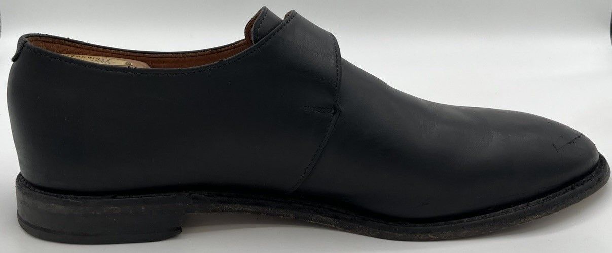 Allen Edmonds Allen Edmonds "PLYMOUTH" Single Monk Strap 12D Black Leather Size US 12 / EU 45 - 6 Thumbnail