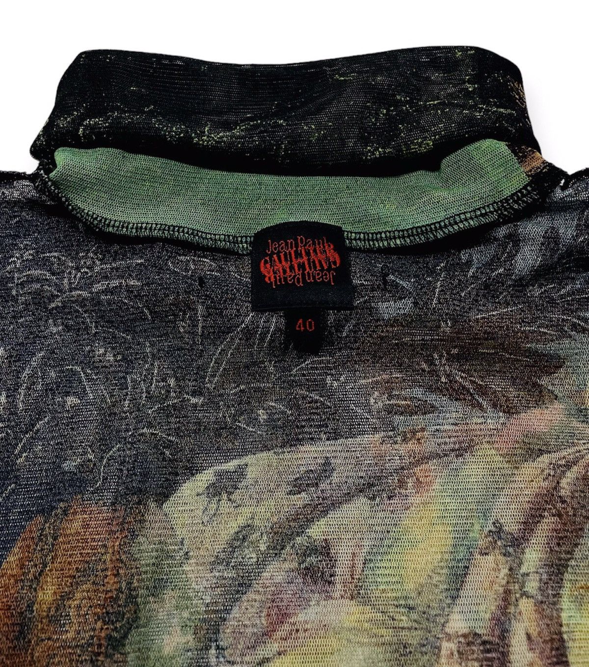 Jean Paul Gaultier × Vintage SS95 “Birth of Venus” Sheer Mesh Top Size S / US 4 / IT 40 - 5 Thumbnail