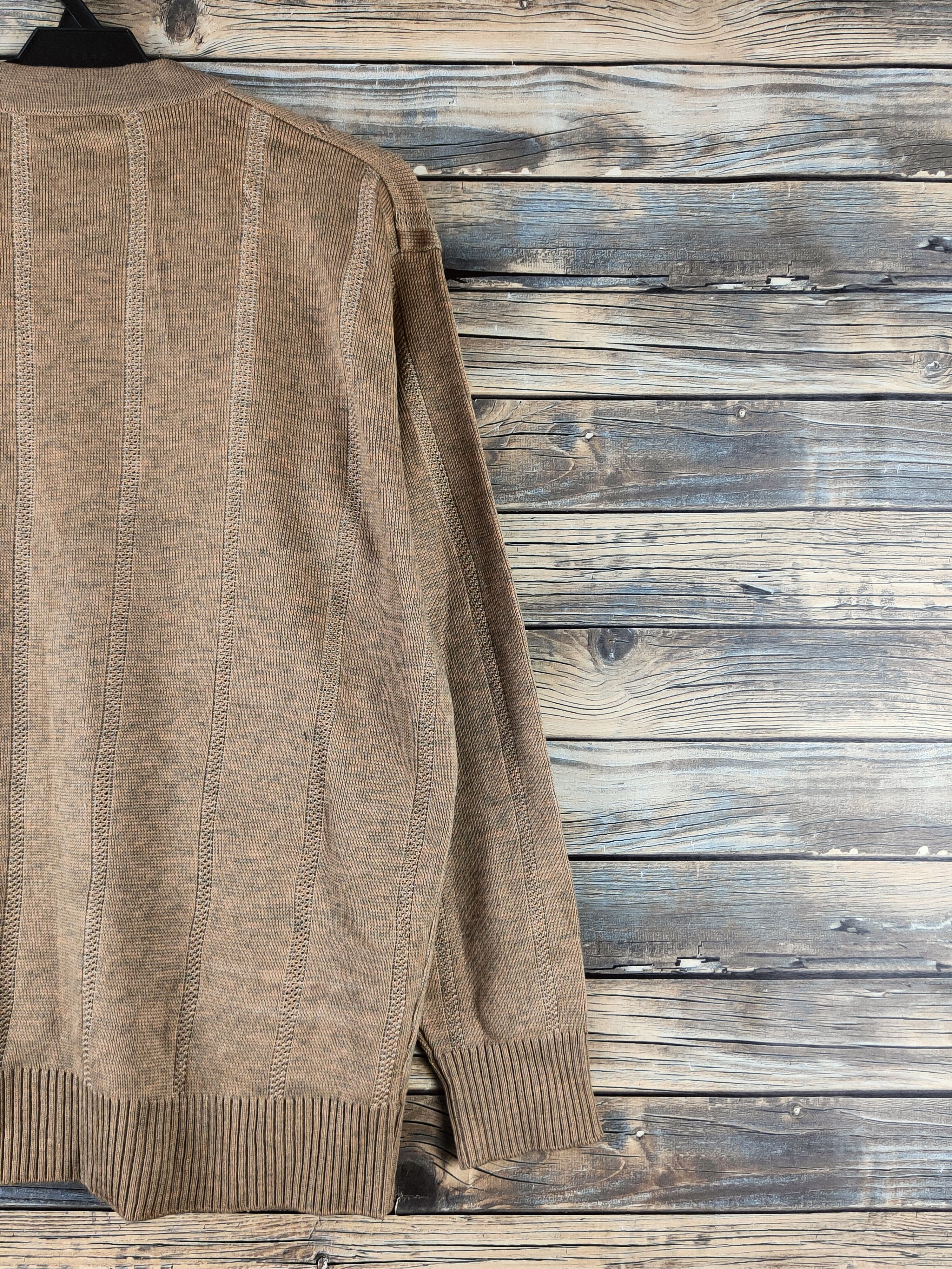 Japanese Brand DL Hankyu Beige Knitwear Cardigan #46-190 Size US L / EU 52-54 / 3 - 9 Thumbnail