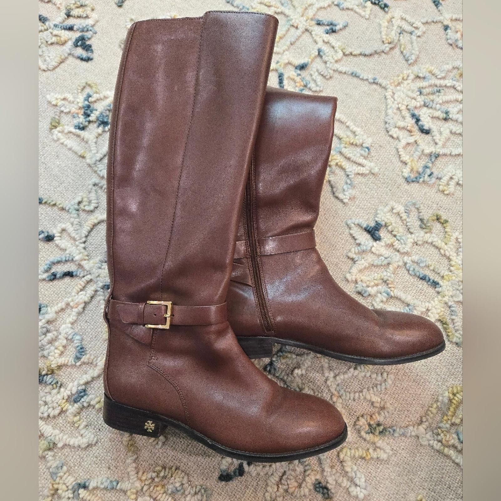 Designer TORY BURCH 25mm Brooke Knee Boot Size US 9 / IT 39 - 1 Thumbnail