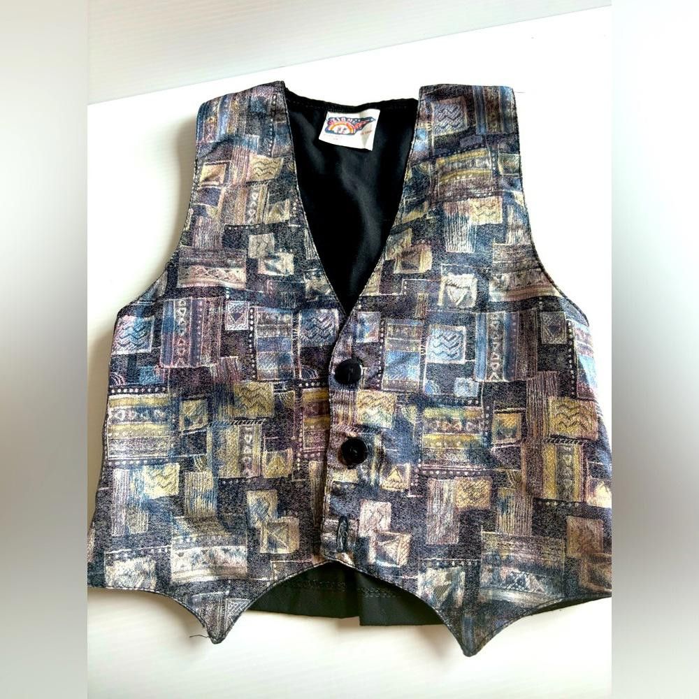 Designer Vintage Zichi Vest Size 52R - 1 Thumbnail