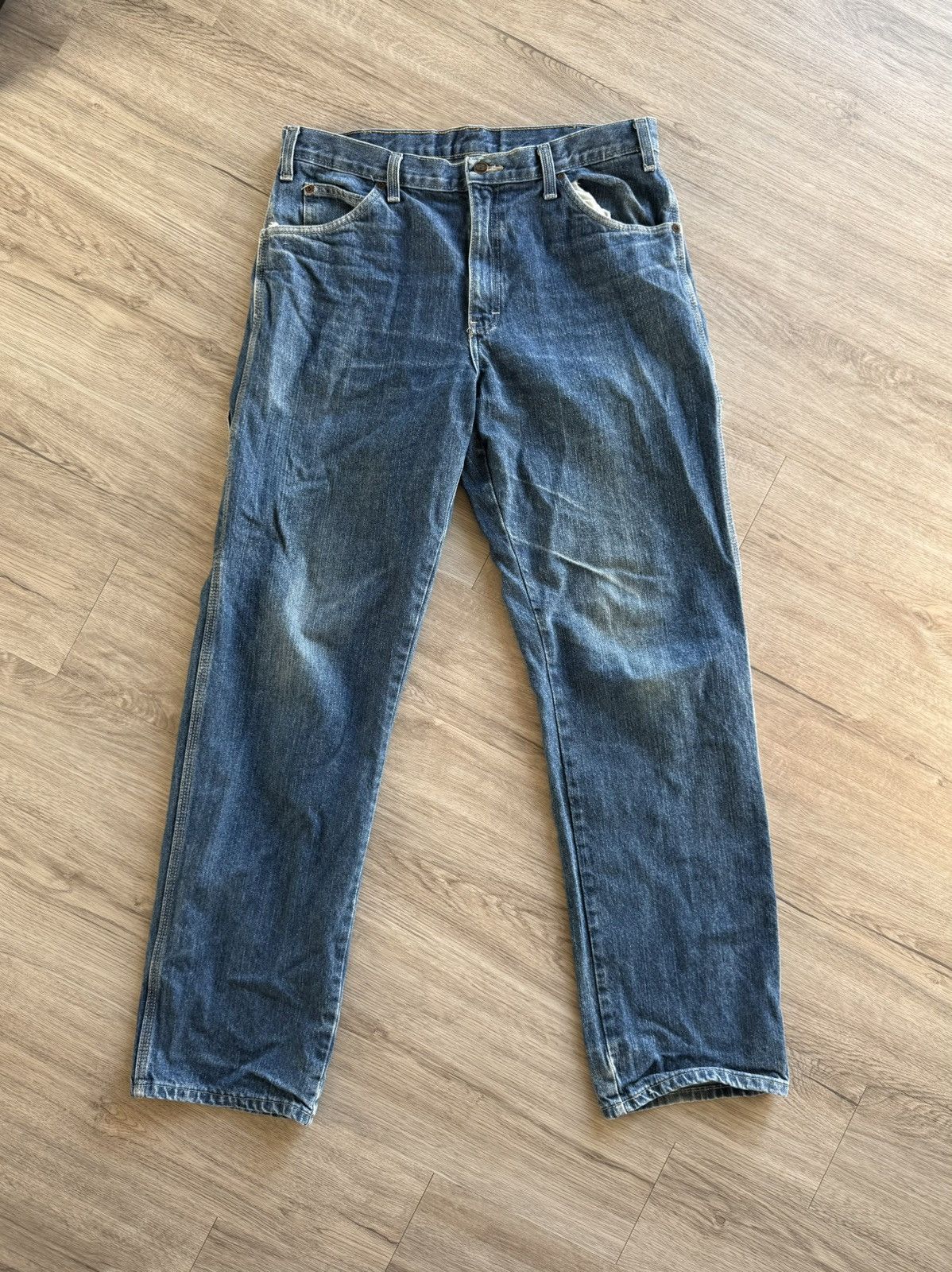 Vintage Vintage Dickies Baggy Carpenter Jeans 34x31 Size US 34 / EU 50 - 1 Thumbnail