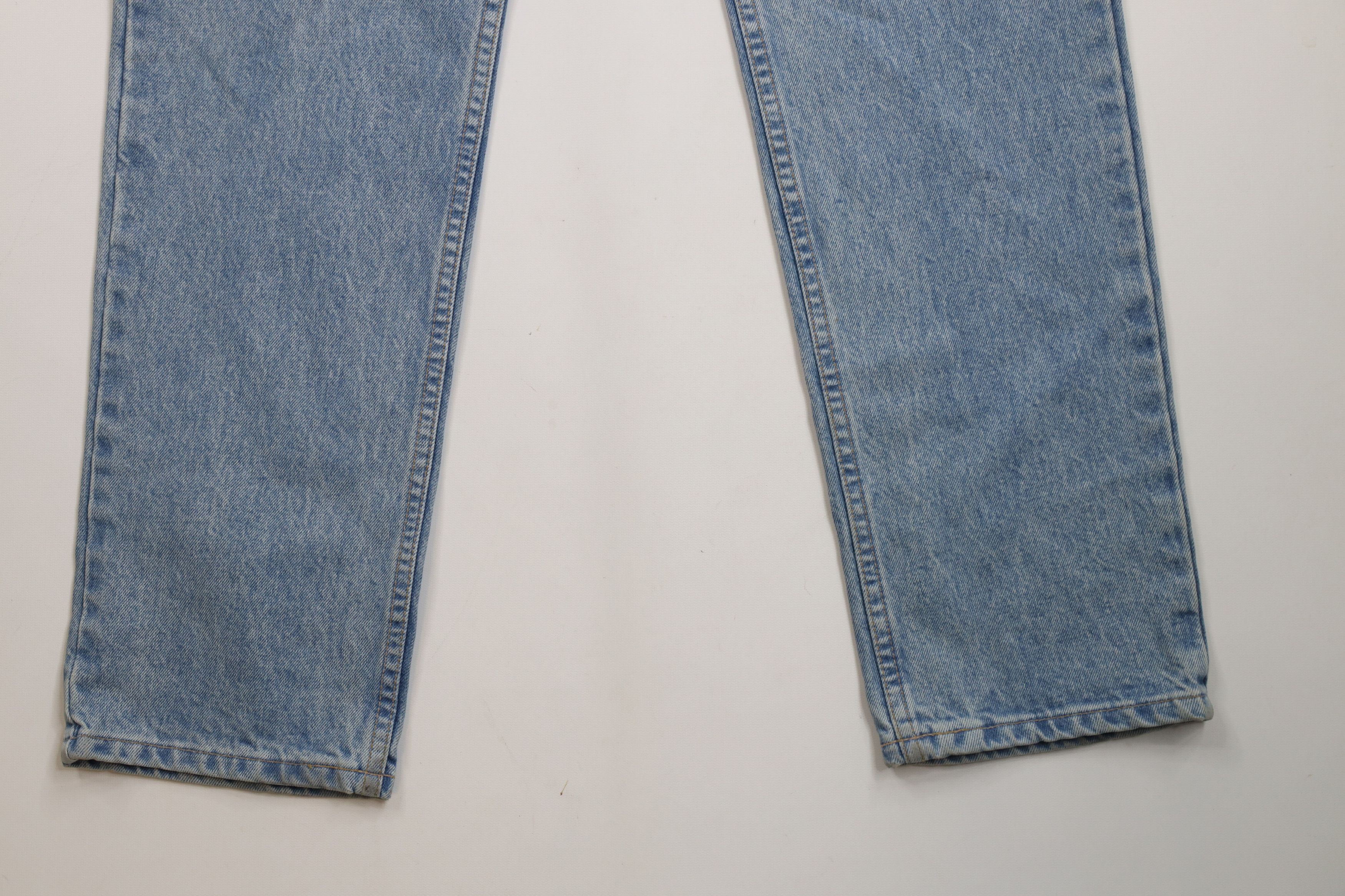 Vintage Vintage 90s Streetwear Straight Leg Denim Jeans Blue Cotton Size US 31 - 4 Thumbnail