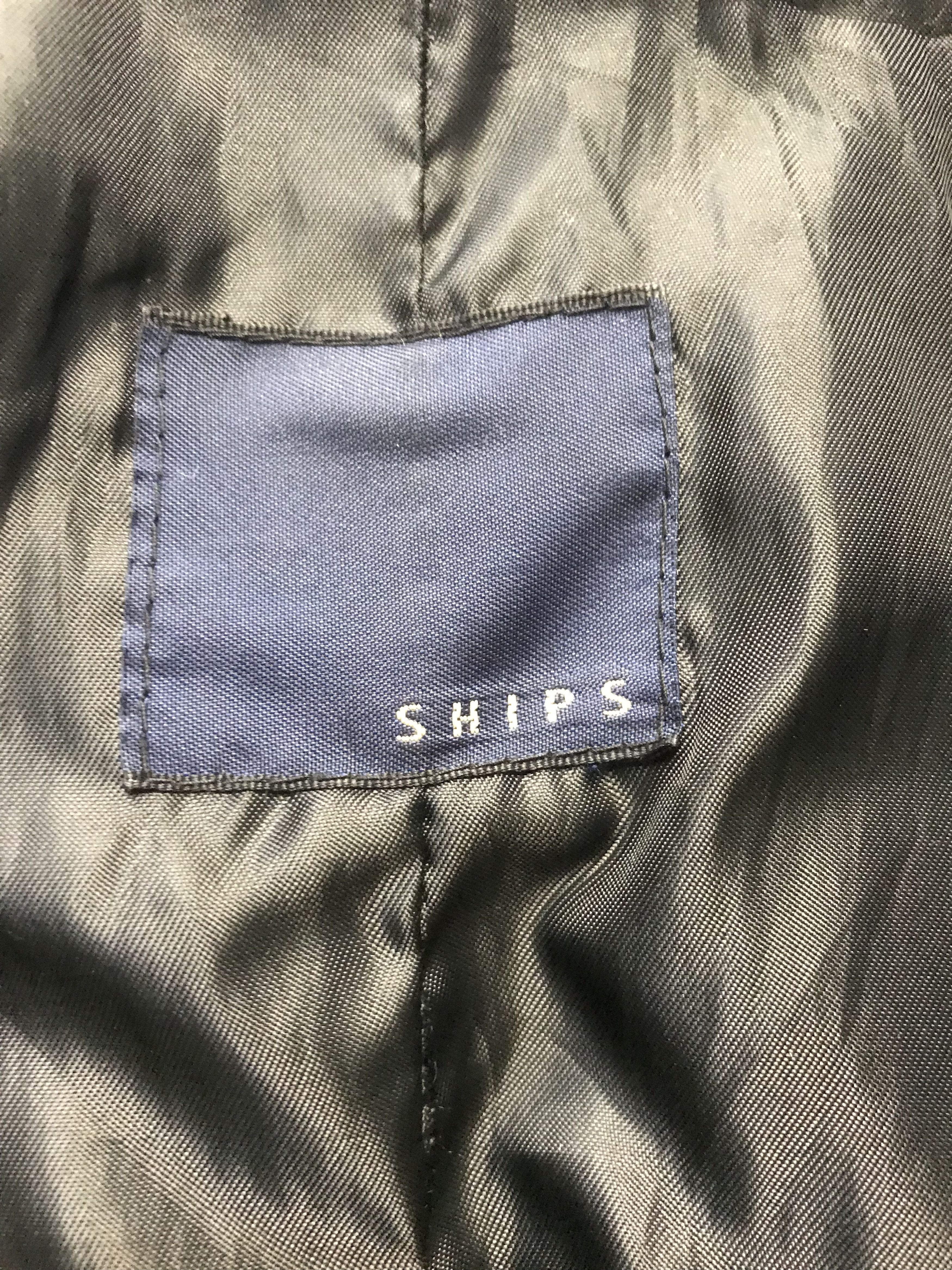 SHIPS Ship Leather Double collar Jacket Size US XS / EU 42 / 0 - 8 Thumbnail