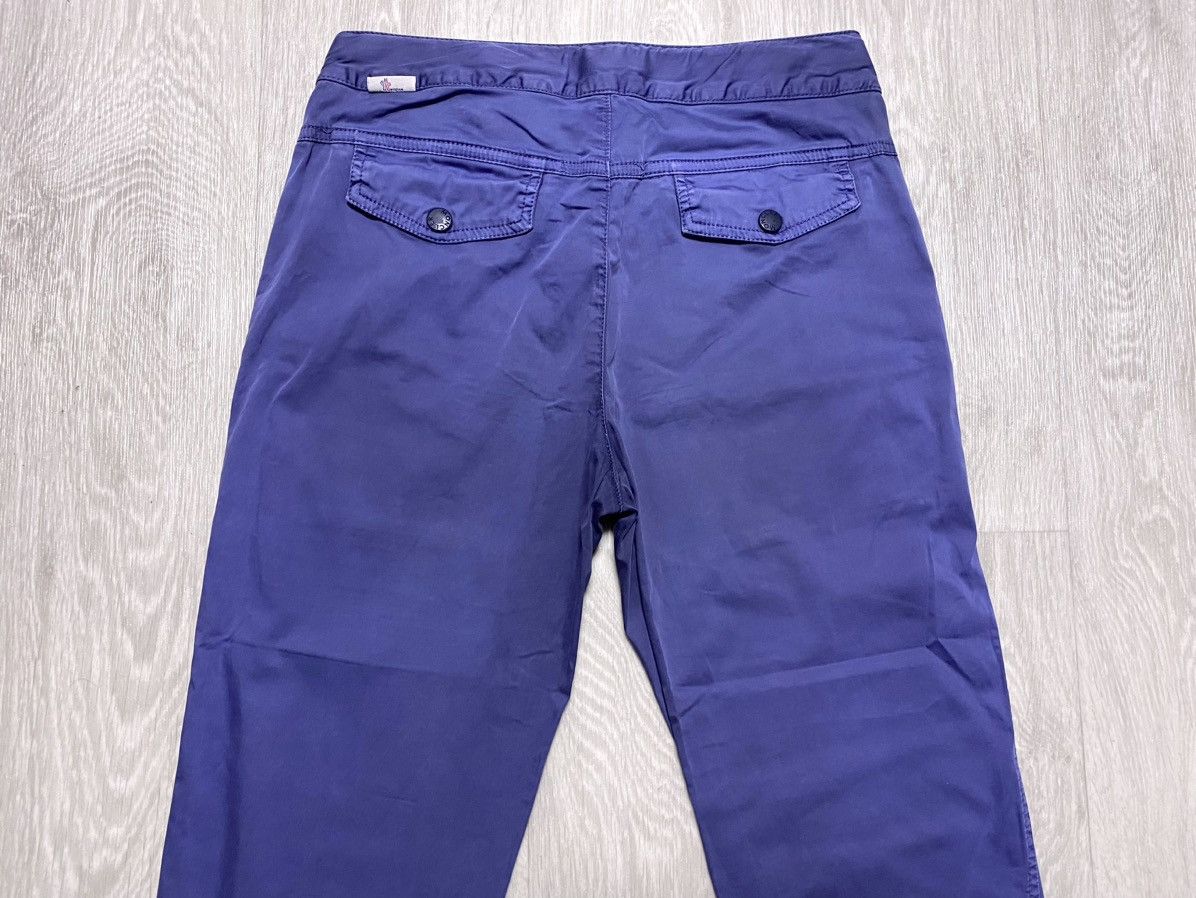 Moncler Grenoble Moncler Grenoble Garment Dyed Navy Trousers Pants Pantalone Size 27" / US 4 / IT 40 - 19 Thumbnail