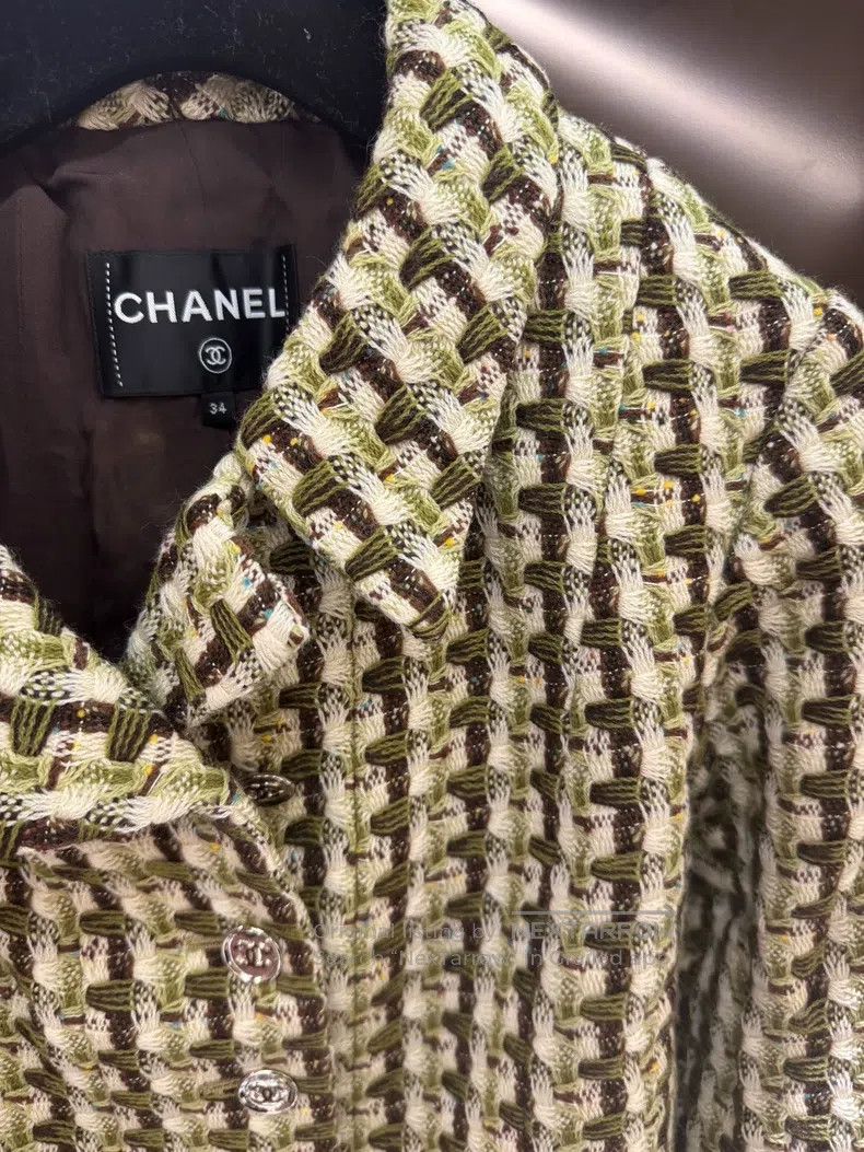 Chanel Chanel 23A Dakar Series Colourful Tweed Coat Size XXS / US 00 / IT 34 - 2 Thumbnail