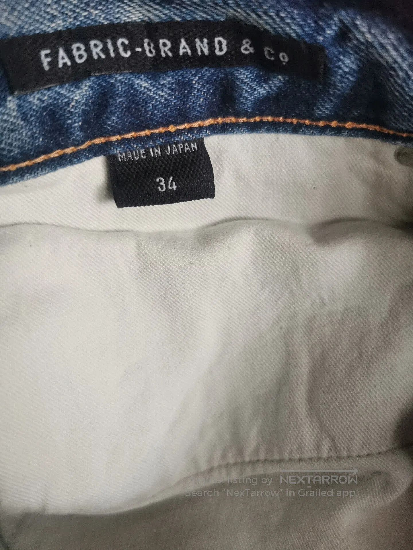Japanese Brand Fabric Brand & Co. Tom Hardy Rare Denim. Size US 34 / EU 50 - 6 Thumbnail