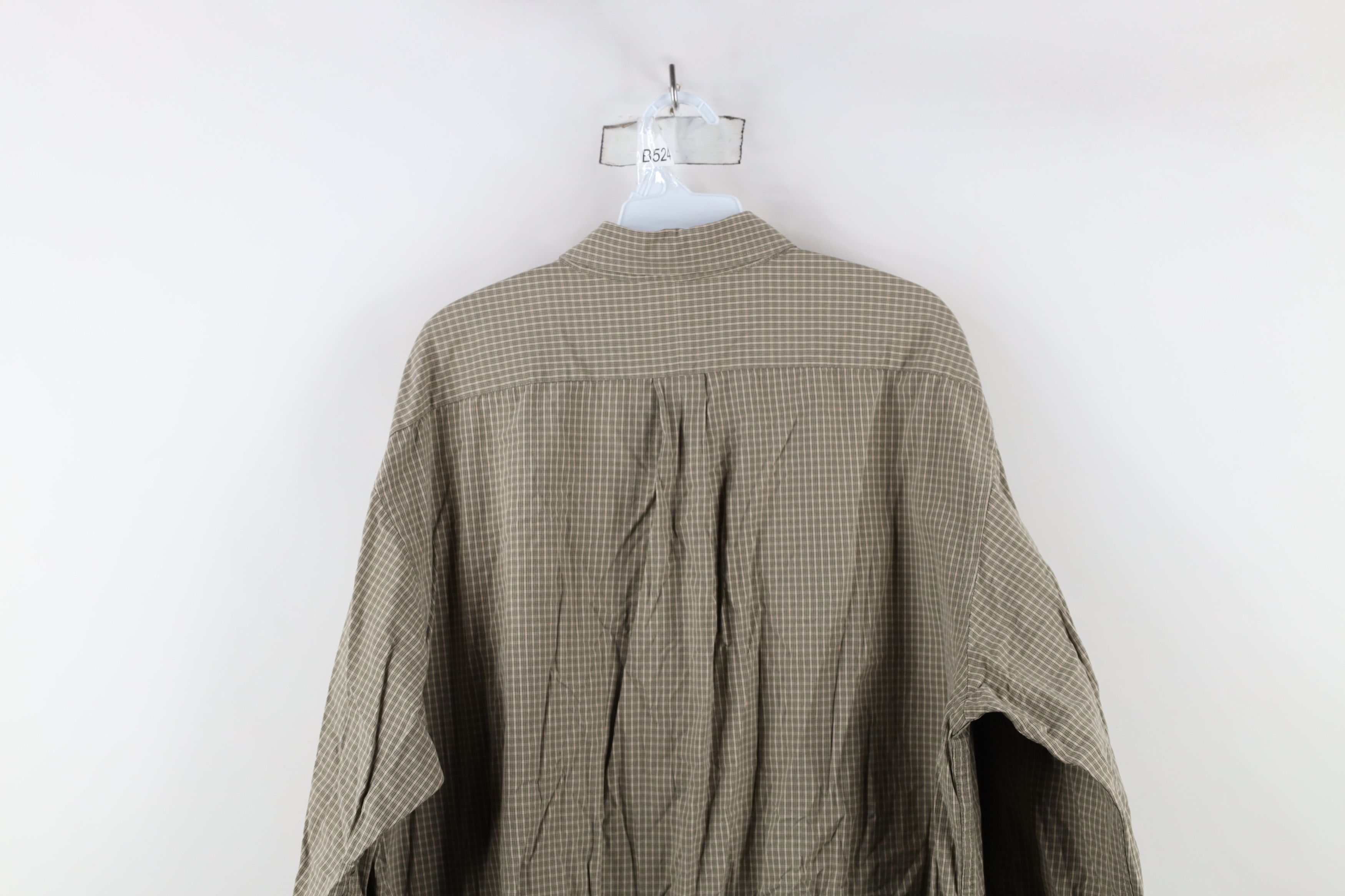 L.L. Bean × Vintage Vintage LL Bean Collared Button Down Shirt Plaid Cotton Size US XL / EU 56 / 4 - 9 Thumbnail