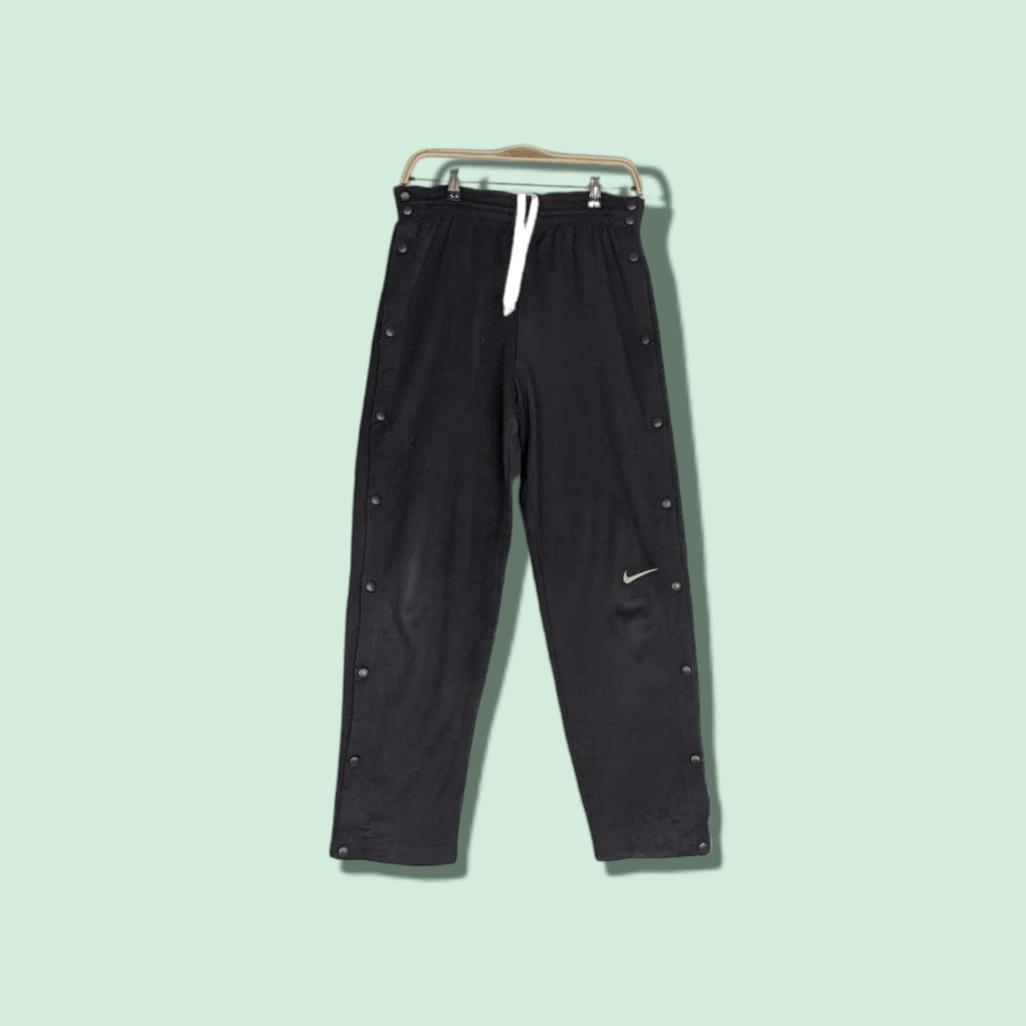 Nike 90's NIKE Side Button Jogger Pant Sweatpant Size US 31 - 1 Thumbnail