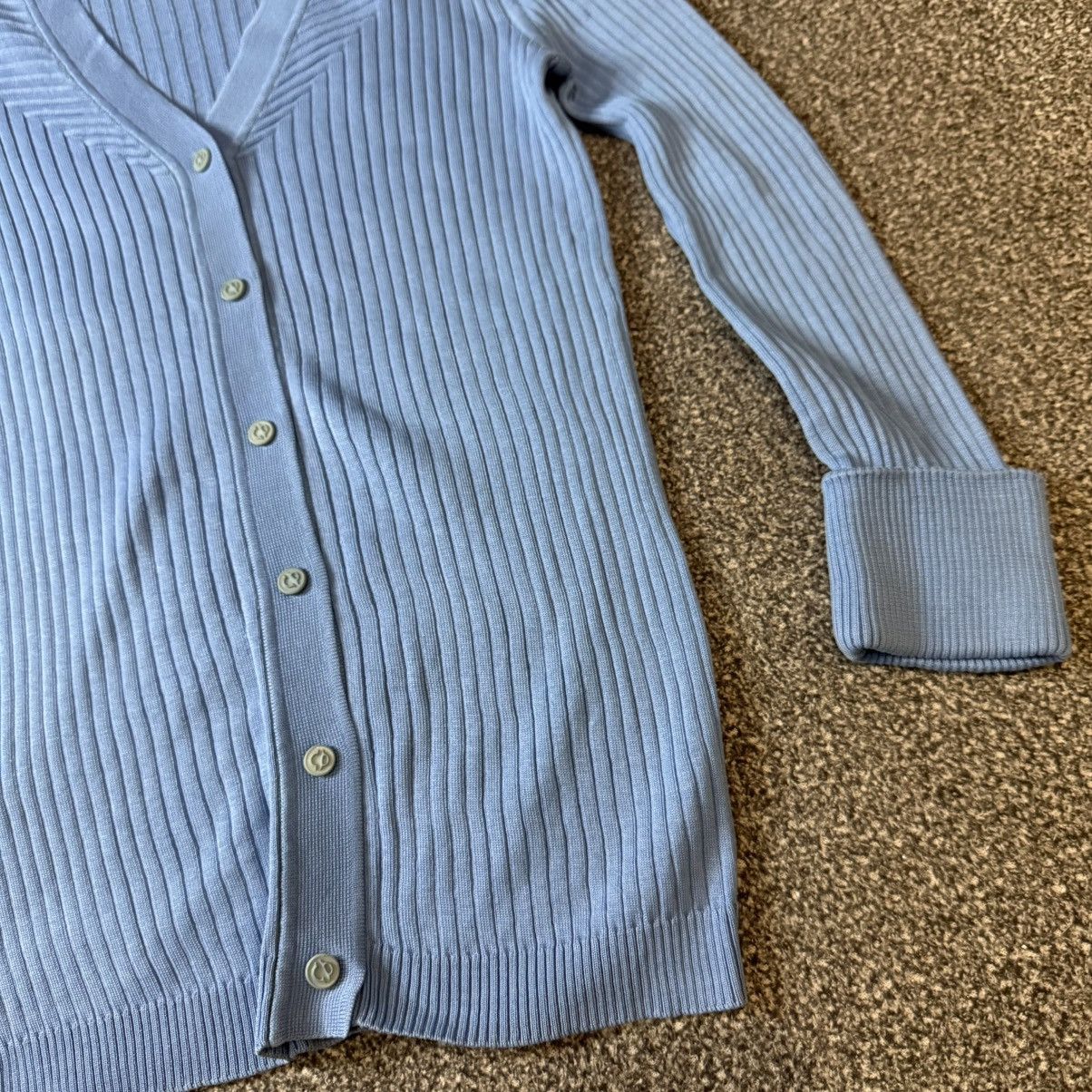 Christian Dior Monsieur × Dior 🔥🔥 Vintage Miss Dior Rib Knit V Neck Cardigan Size M / US 6-8 / IT 42-44 - 5 Thumbnail