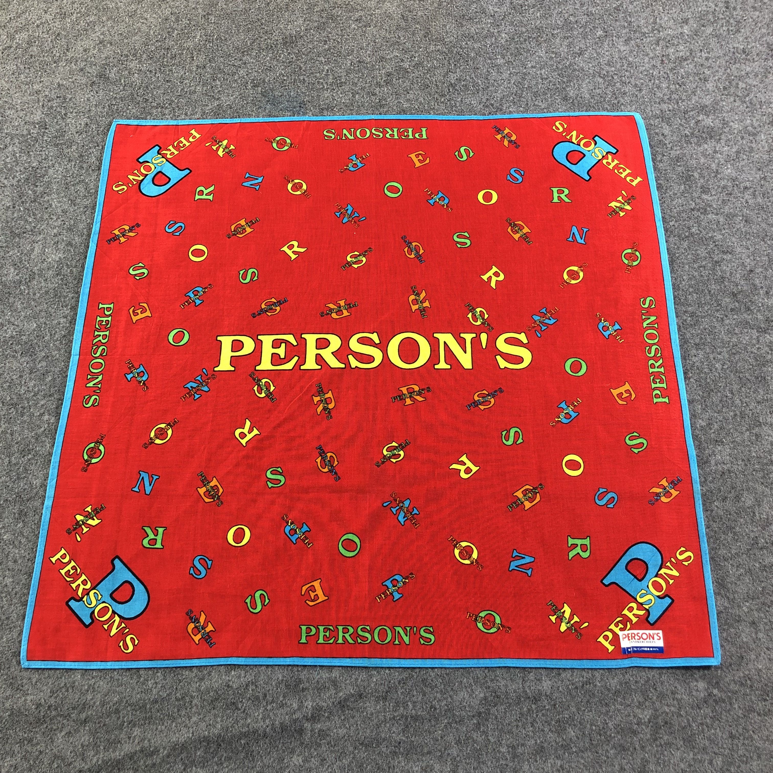 Japanese Brand × PERSON'S × Vintage Person's Handkerchief Neckerchief Bandana H2272 Size ONE SIZE - 2 Thumbnail